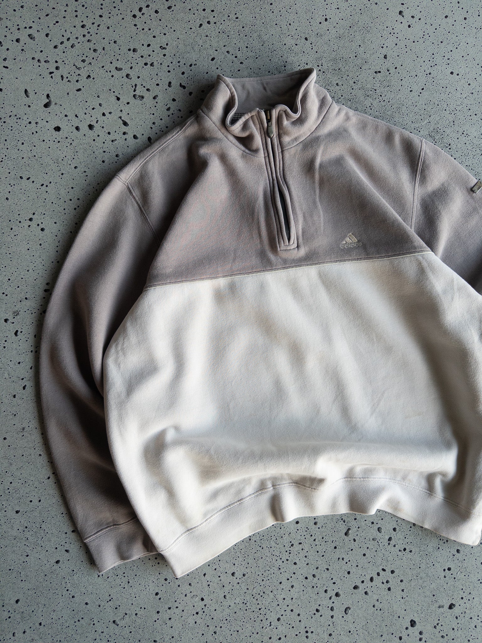 Vintage Adidas Quarter Zip Sweatshirt (L)