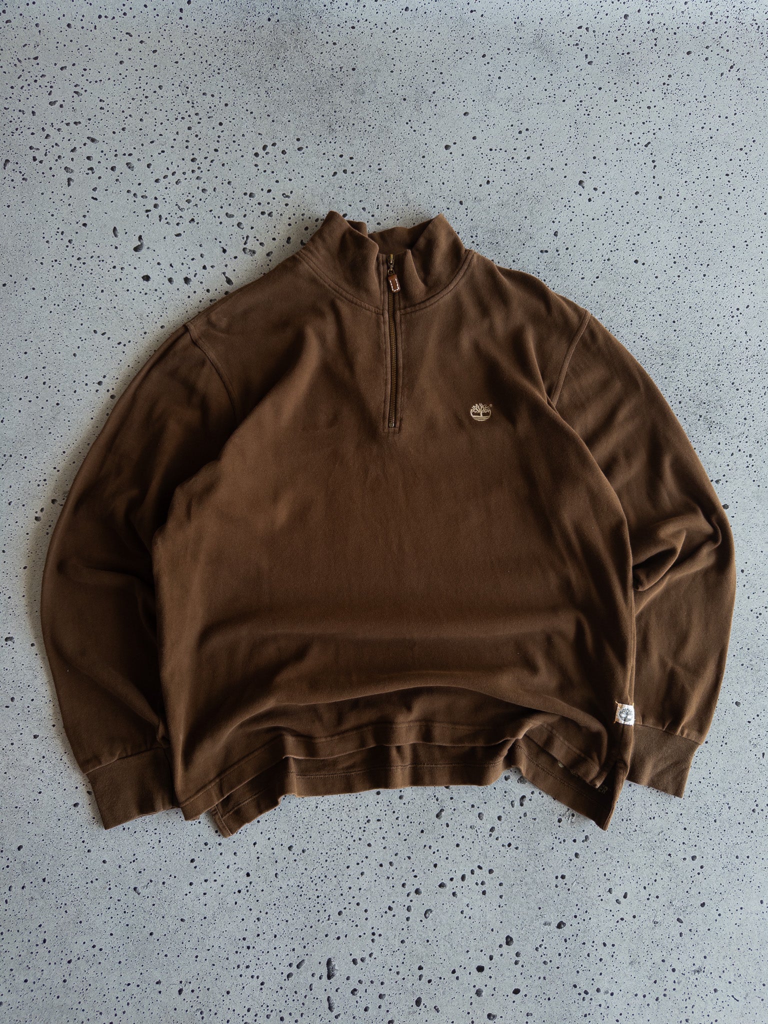 Vintage Timberland Quarter Zip Sweatshirt (L)