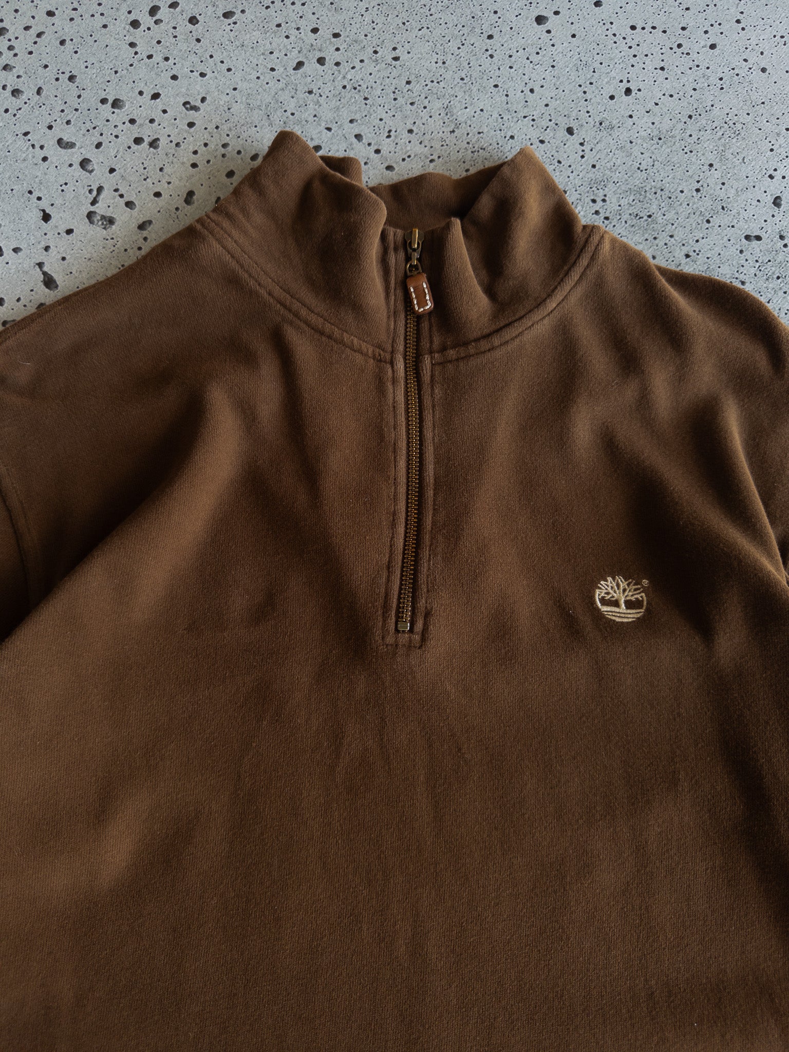 Vintage Timberland Quarter Zip Sweatshirt (L)