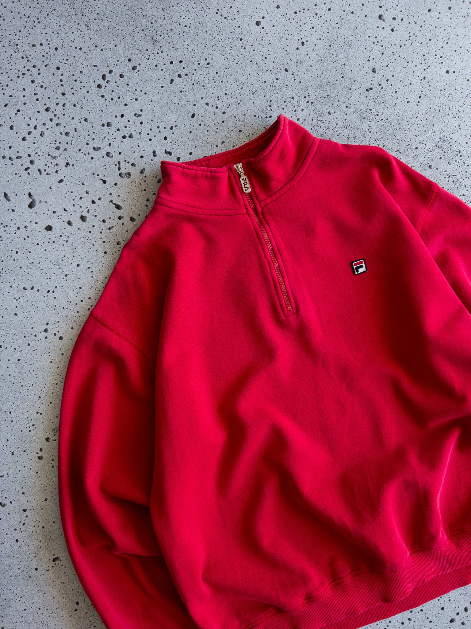 Vintage Fila Quarter Zip Sweatshirt (L)