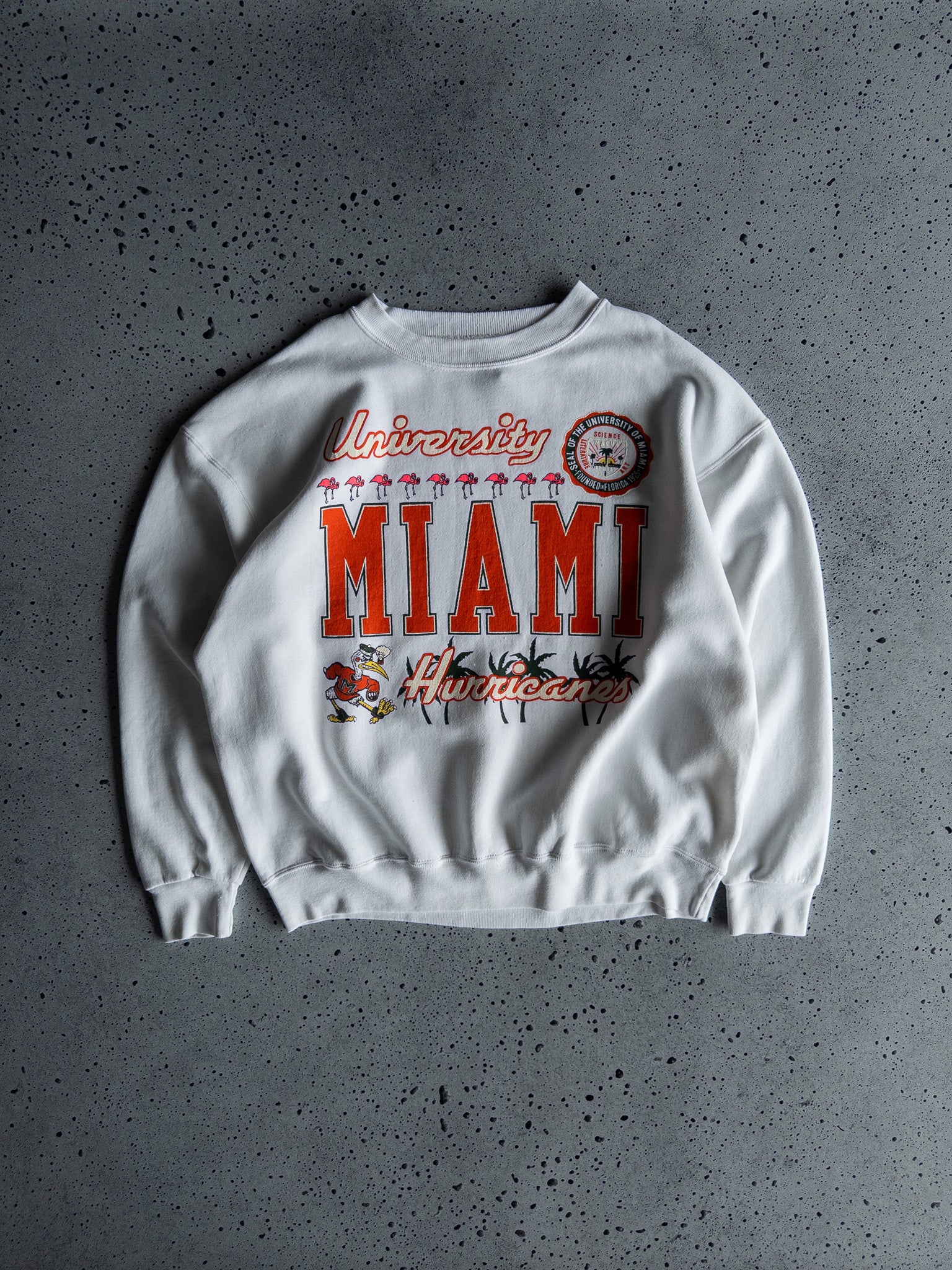 Vintage Miami Hurricanes Sweatshirt (XL)