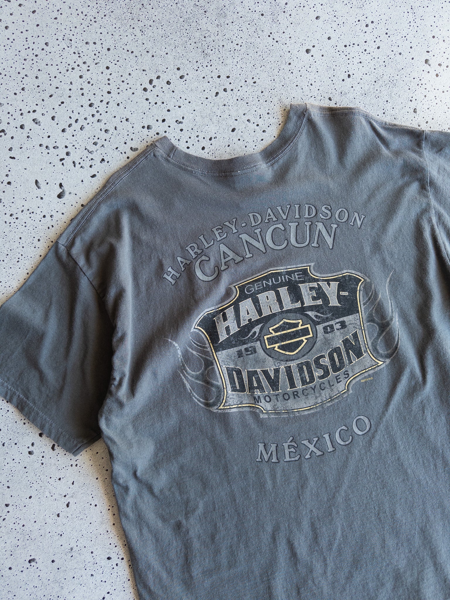 Vintage Harley Davidson Cancun Mexico Tee (XL)