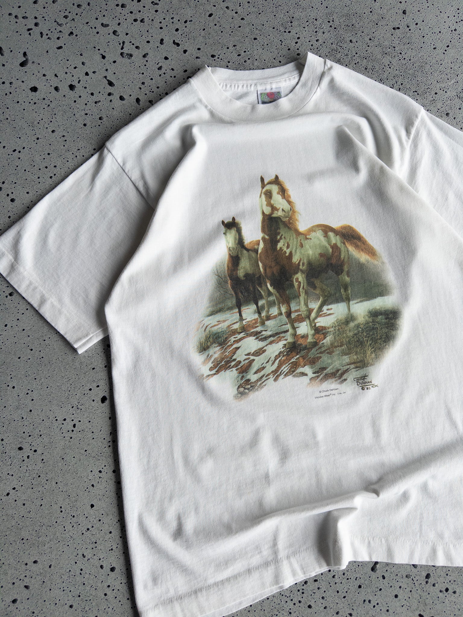 Vintage 1985 Wild horse Tee (M)