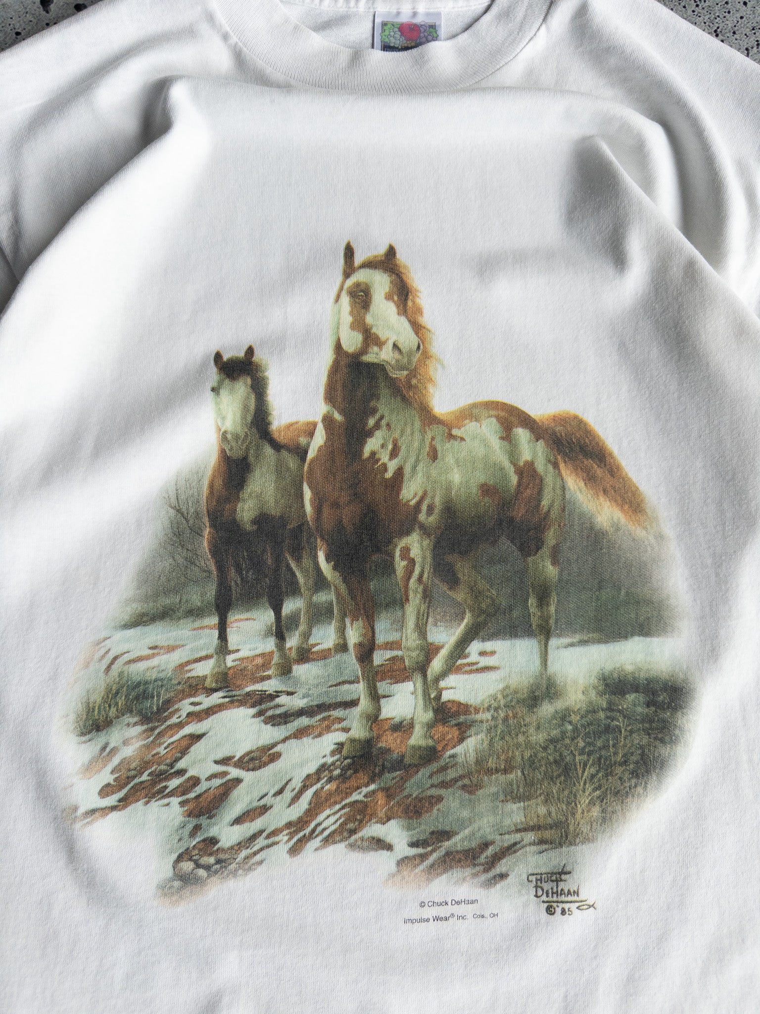 Vintage 1985 Wild horse Tee (M)