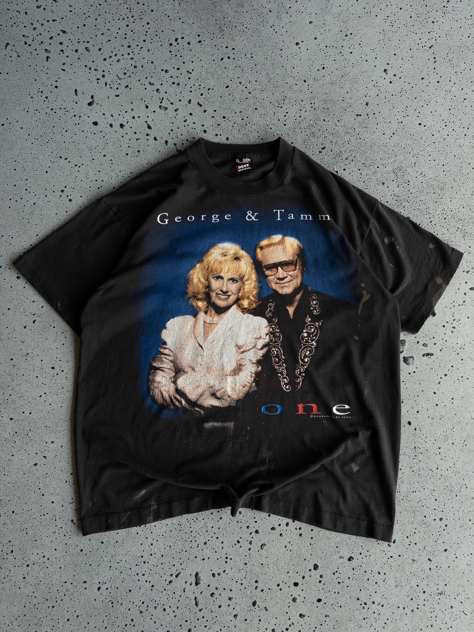 Vintage 1995 George & Tammy One Tee (XL)