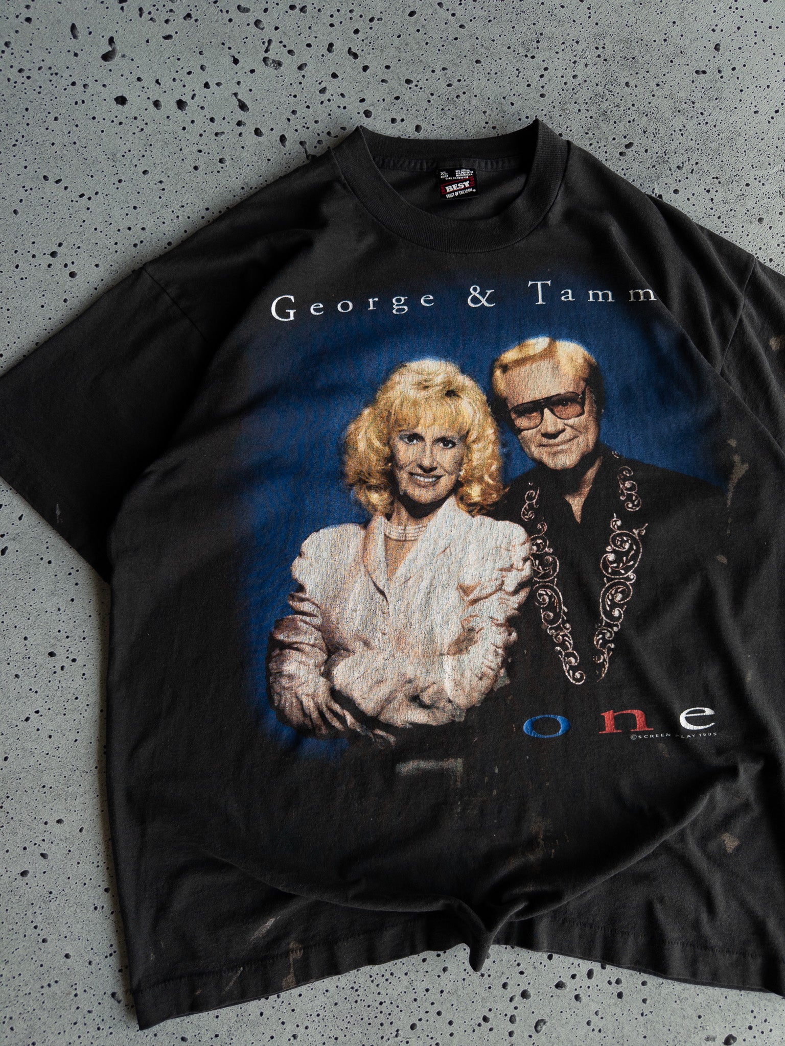 Vintage 1995 George & Tammy One Tee (XL)