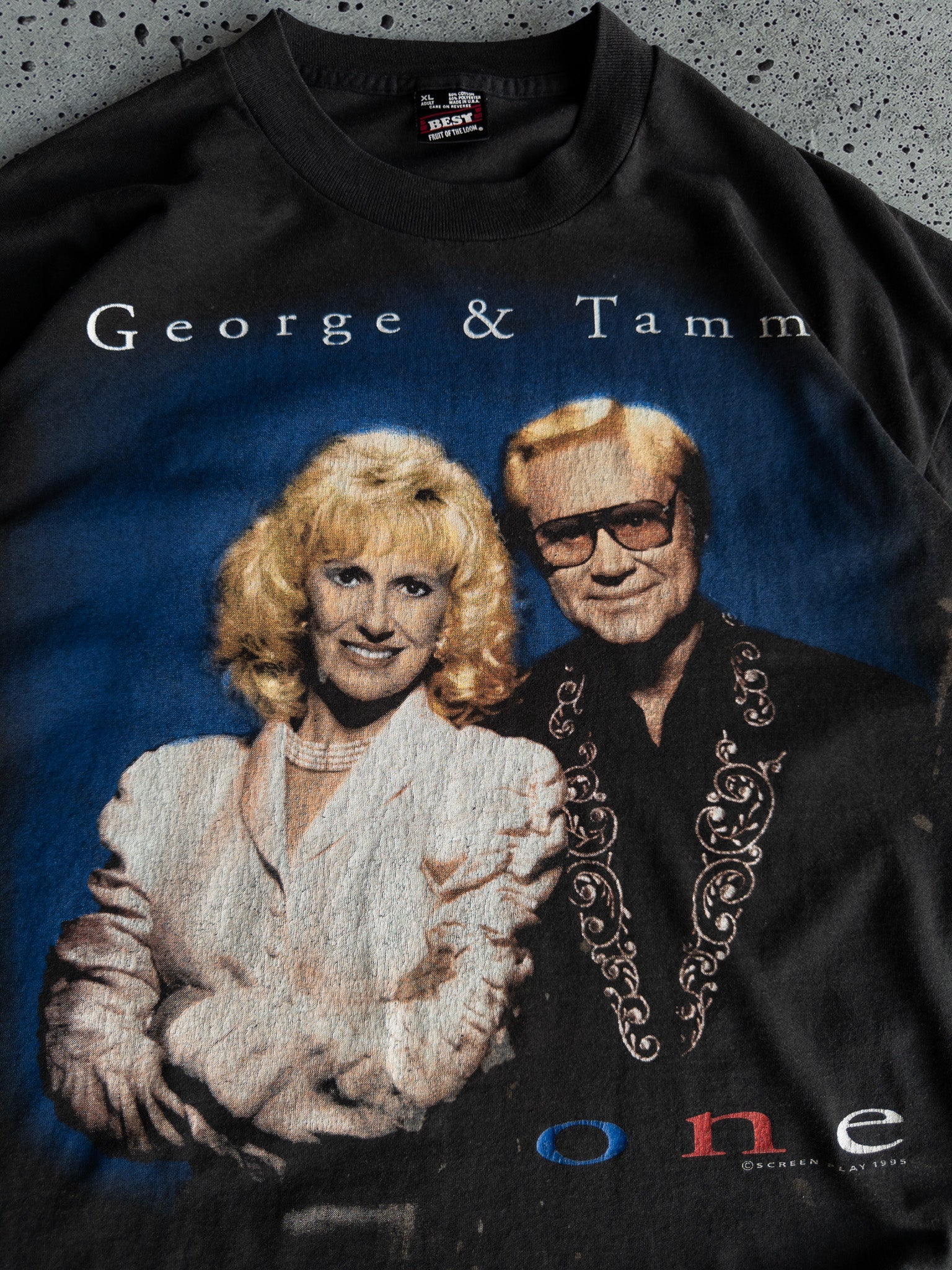 Vintage 1995 George & Tammy One Tee (XL)