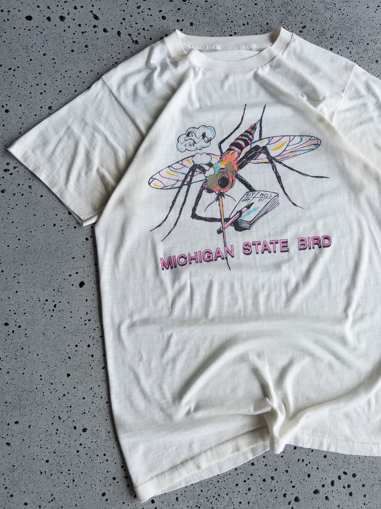 Vintage 80s Michigan State Mosquito Tee (S)