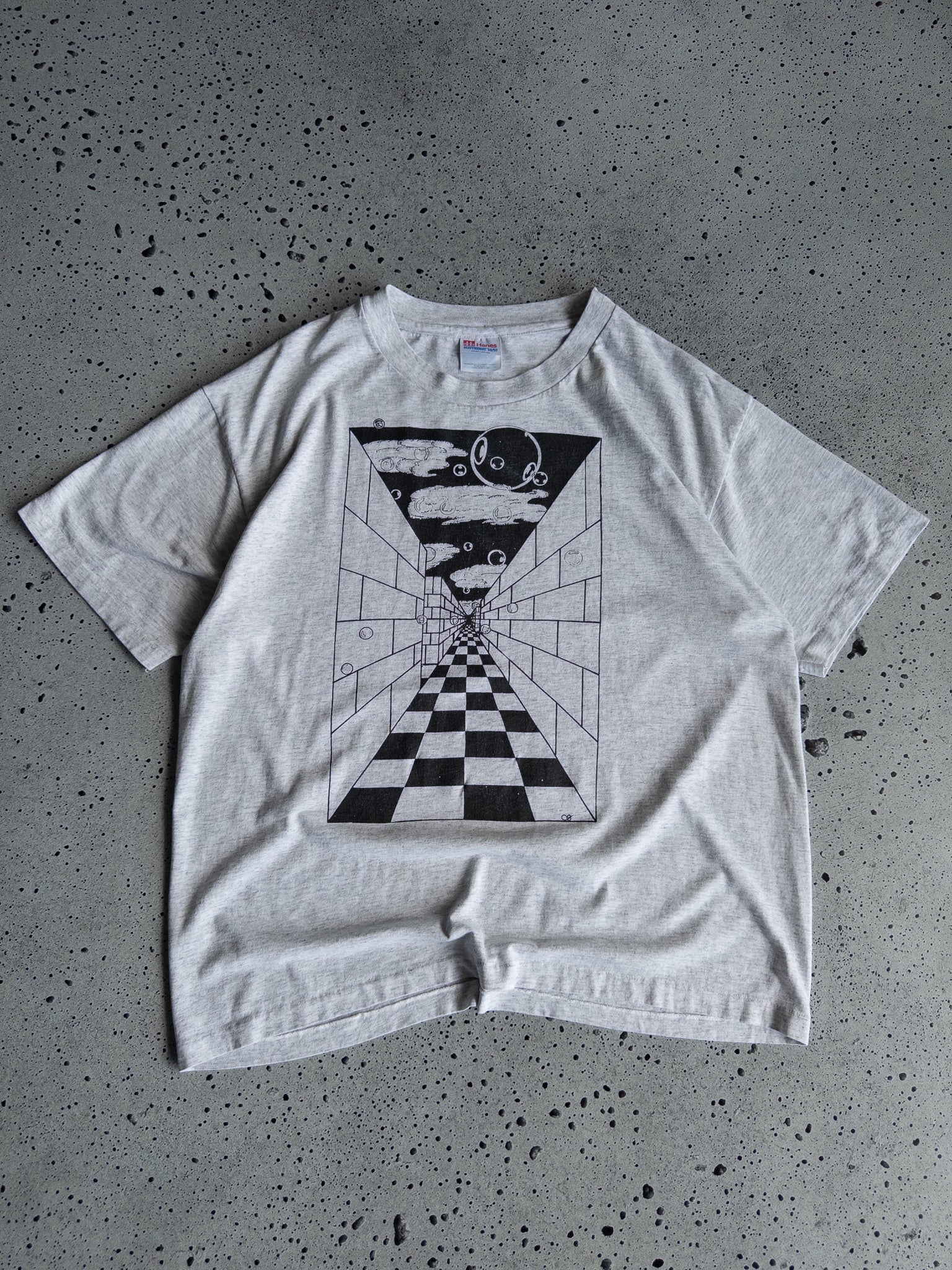 Vintage Optical Maze Tee (M)