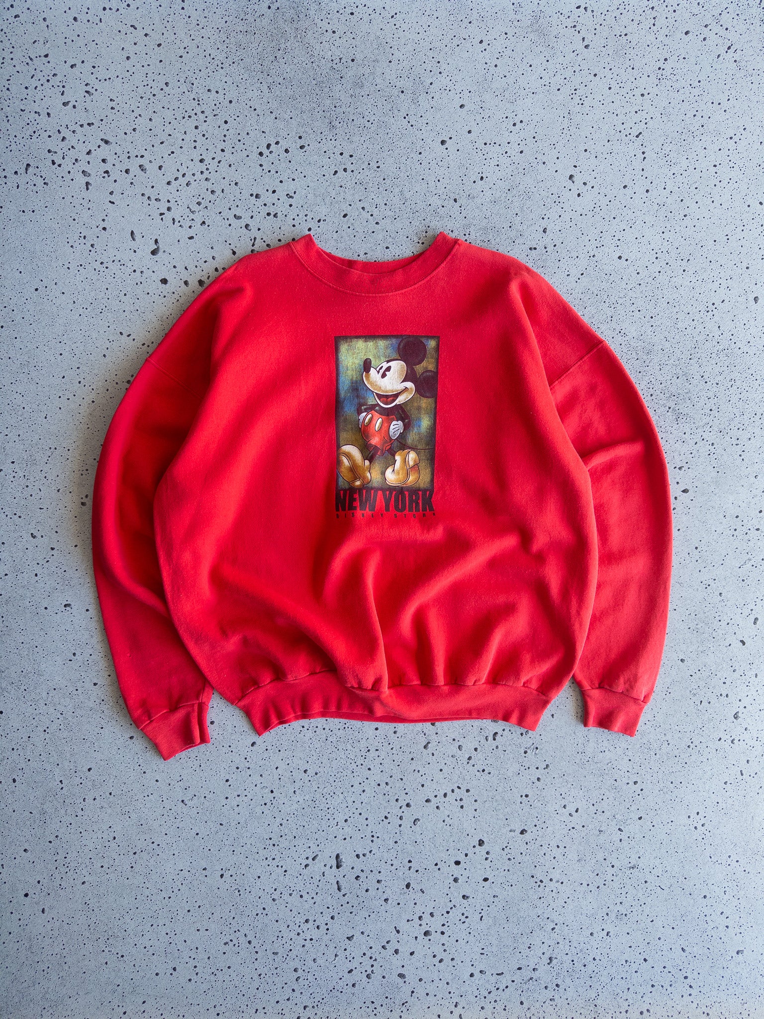 Vintage Mickey Mouse New York Sweatshirt (XL)
