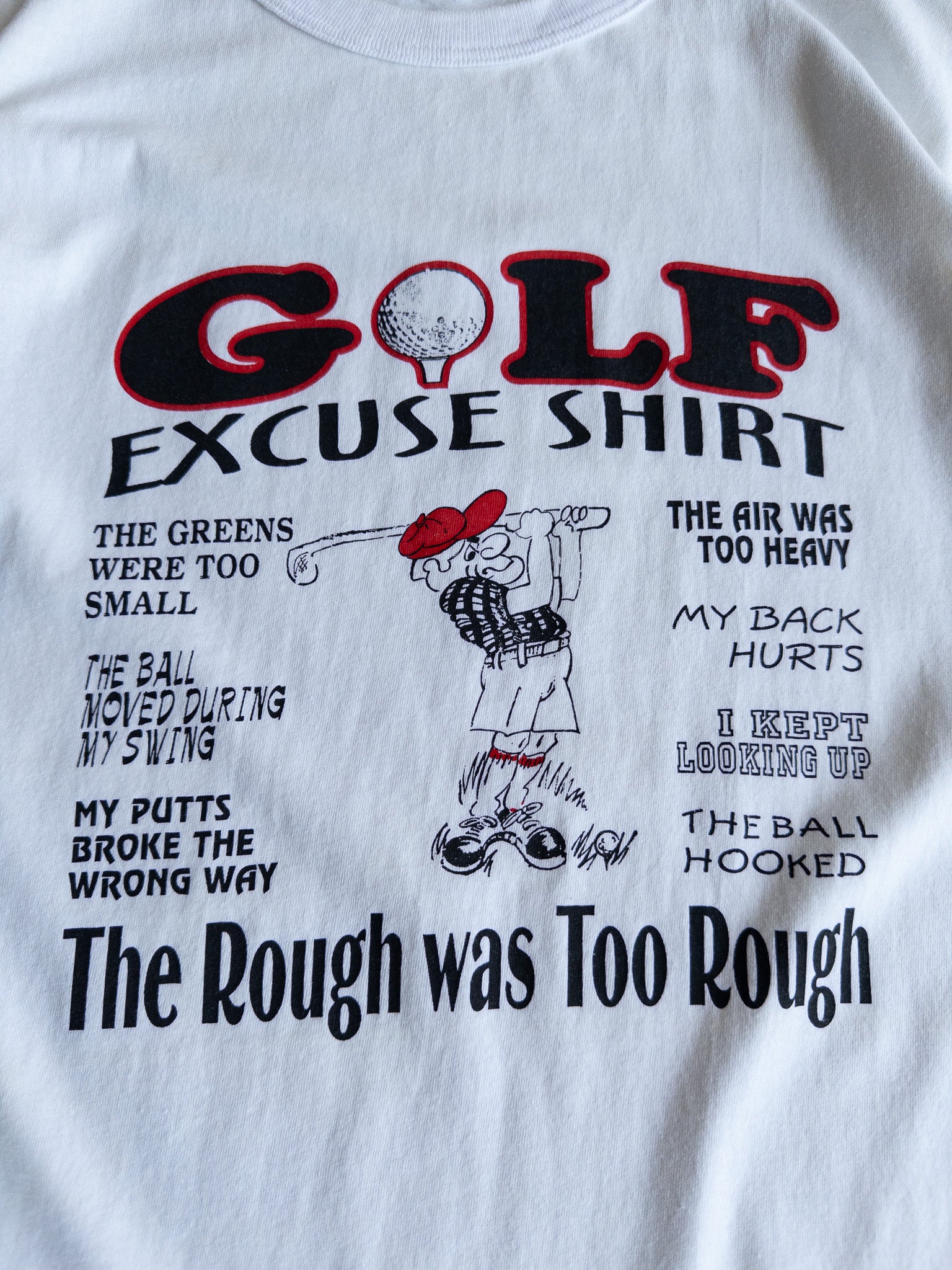 Vintage '90s Golf Excuses Tee (XL)