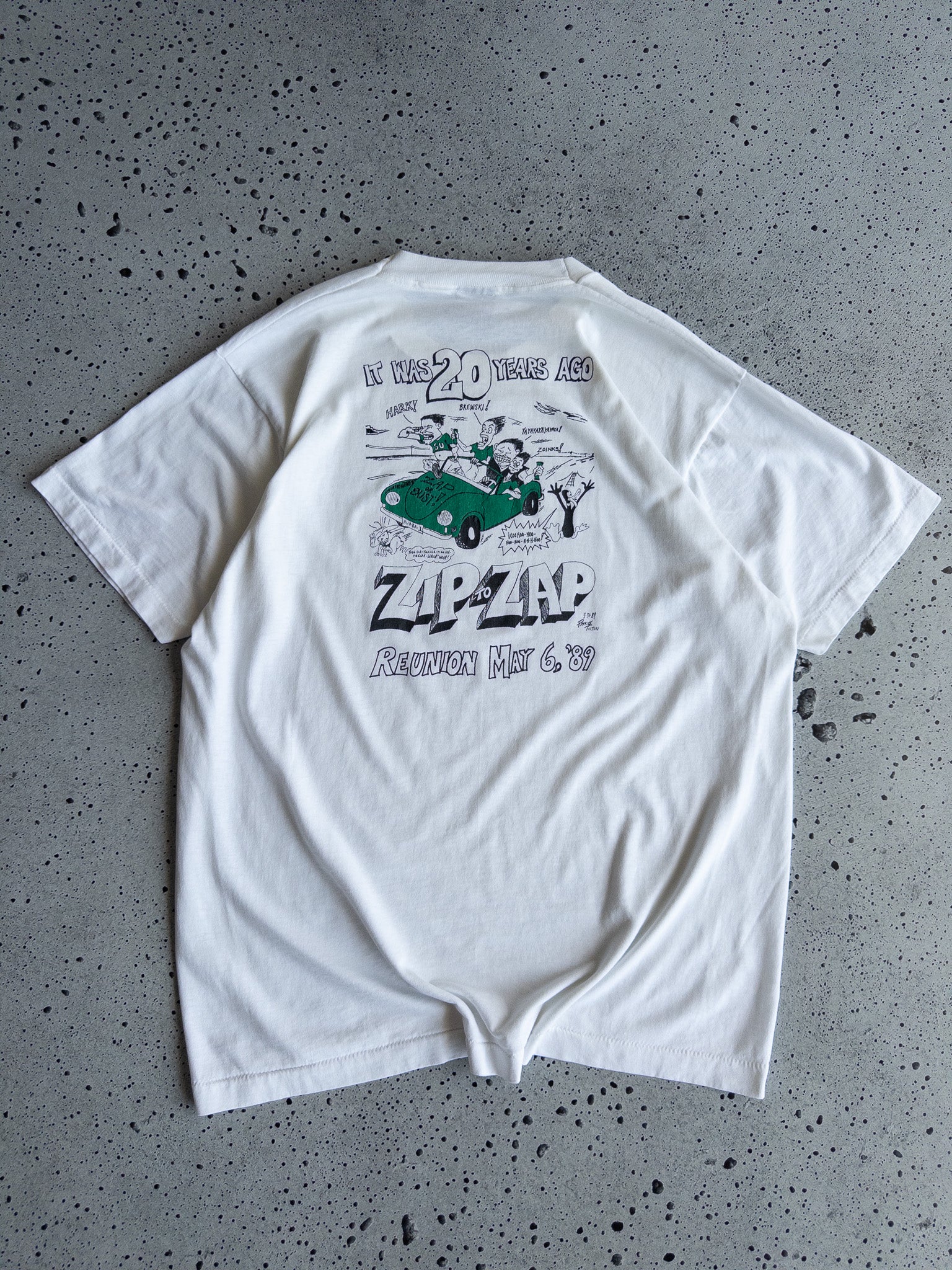 Vintage 1989 Zip to Zap Reunion Tee (XL)