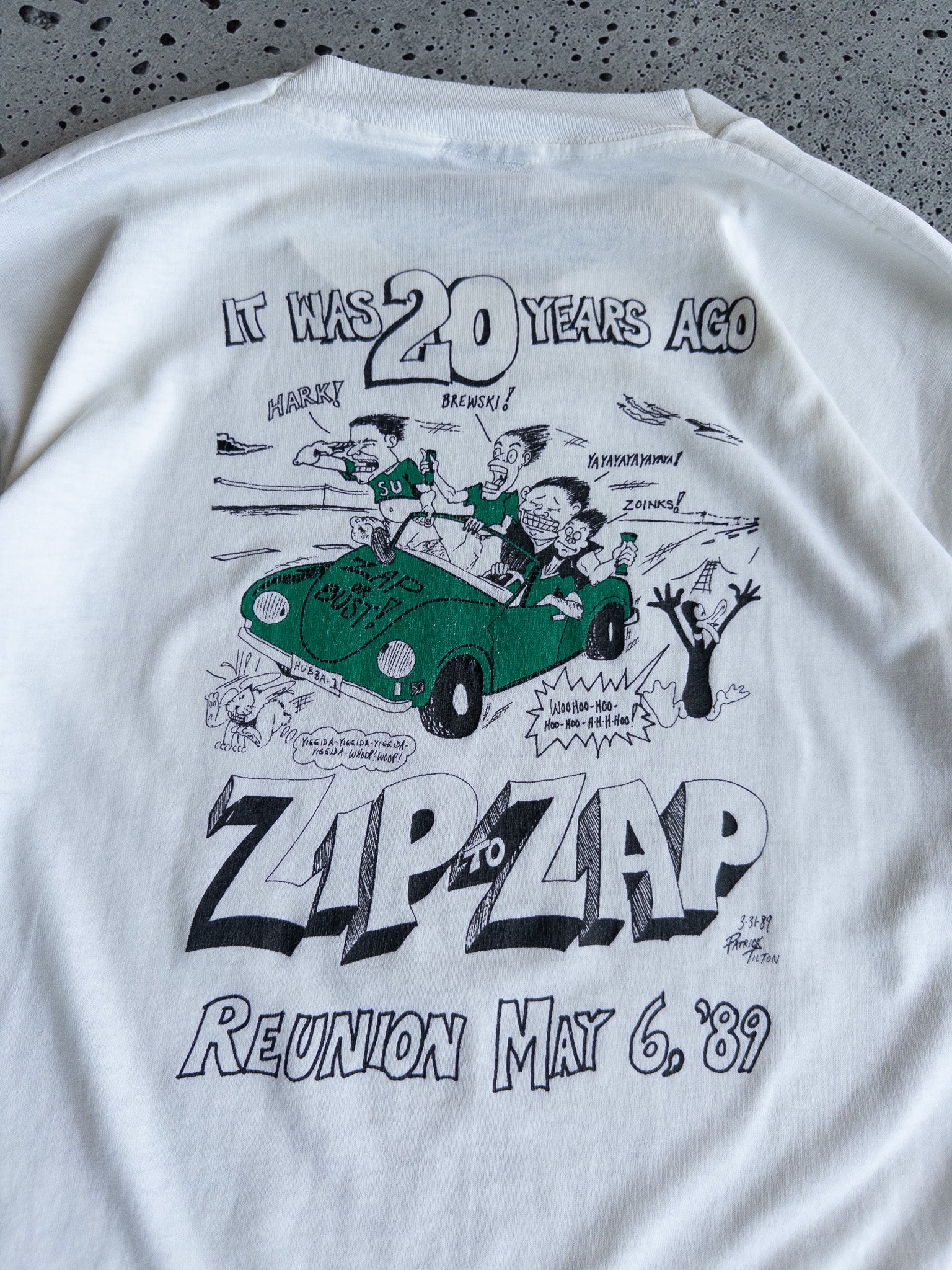 Vintage 1989 Zip to Zap Reunion Tee (XL)