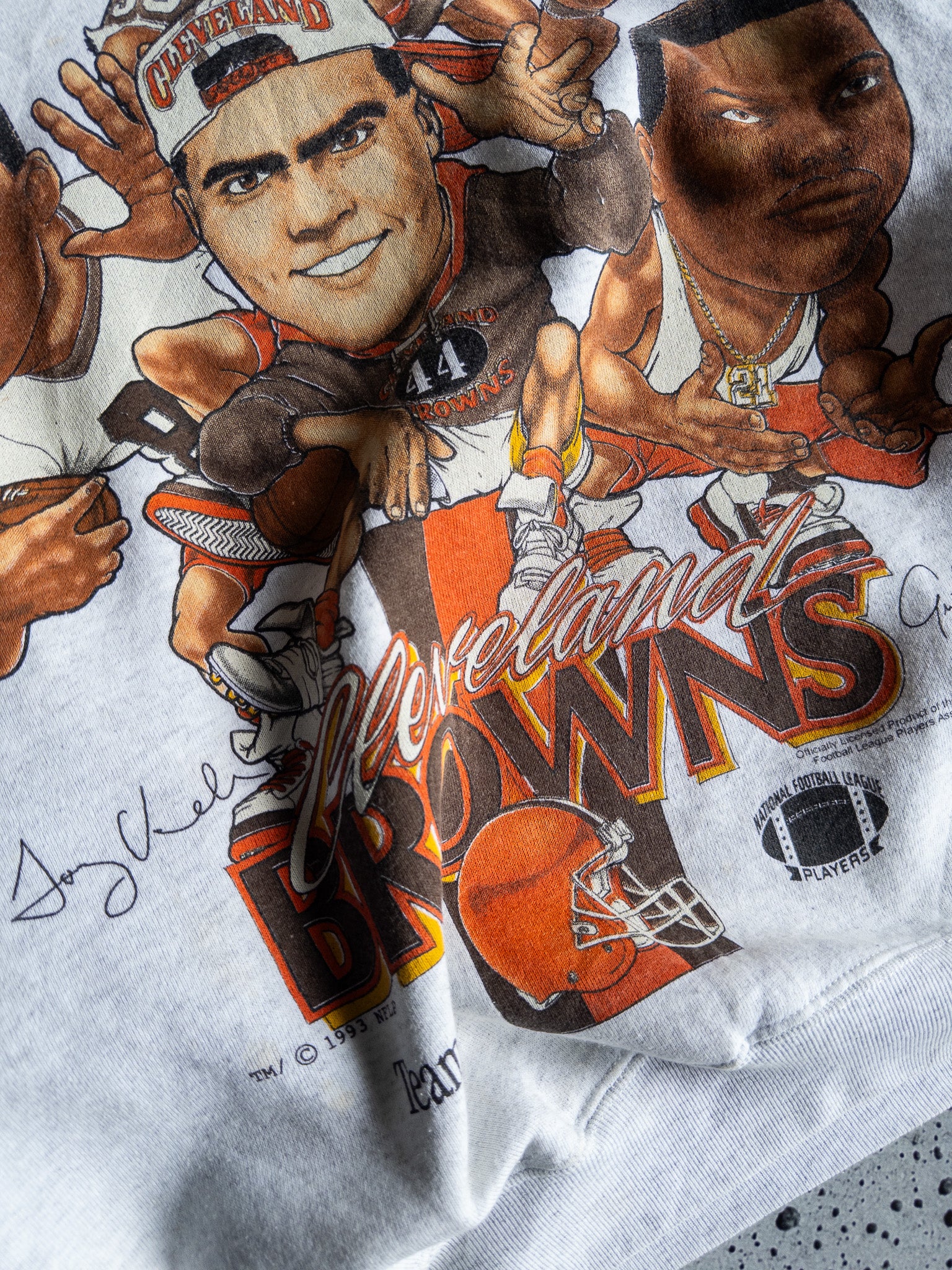 Vintage Cleveland Browns Caricature Sweatshirt (L)
