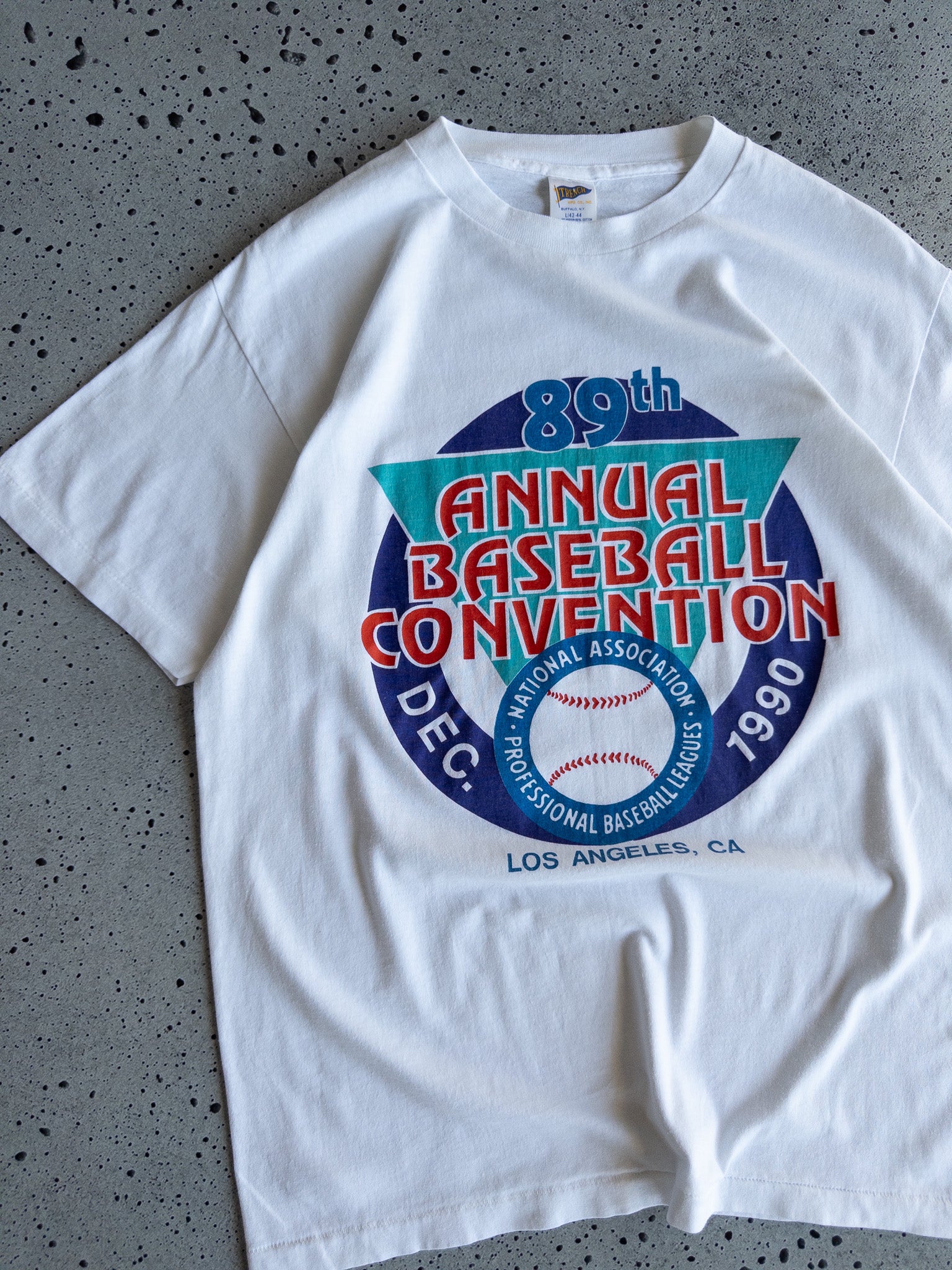 Vintage 1990 Baseball Convention LA Tee (L)