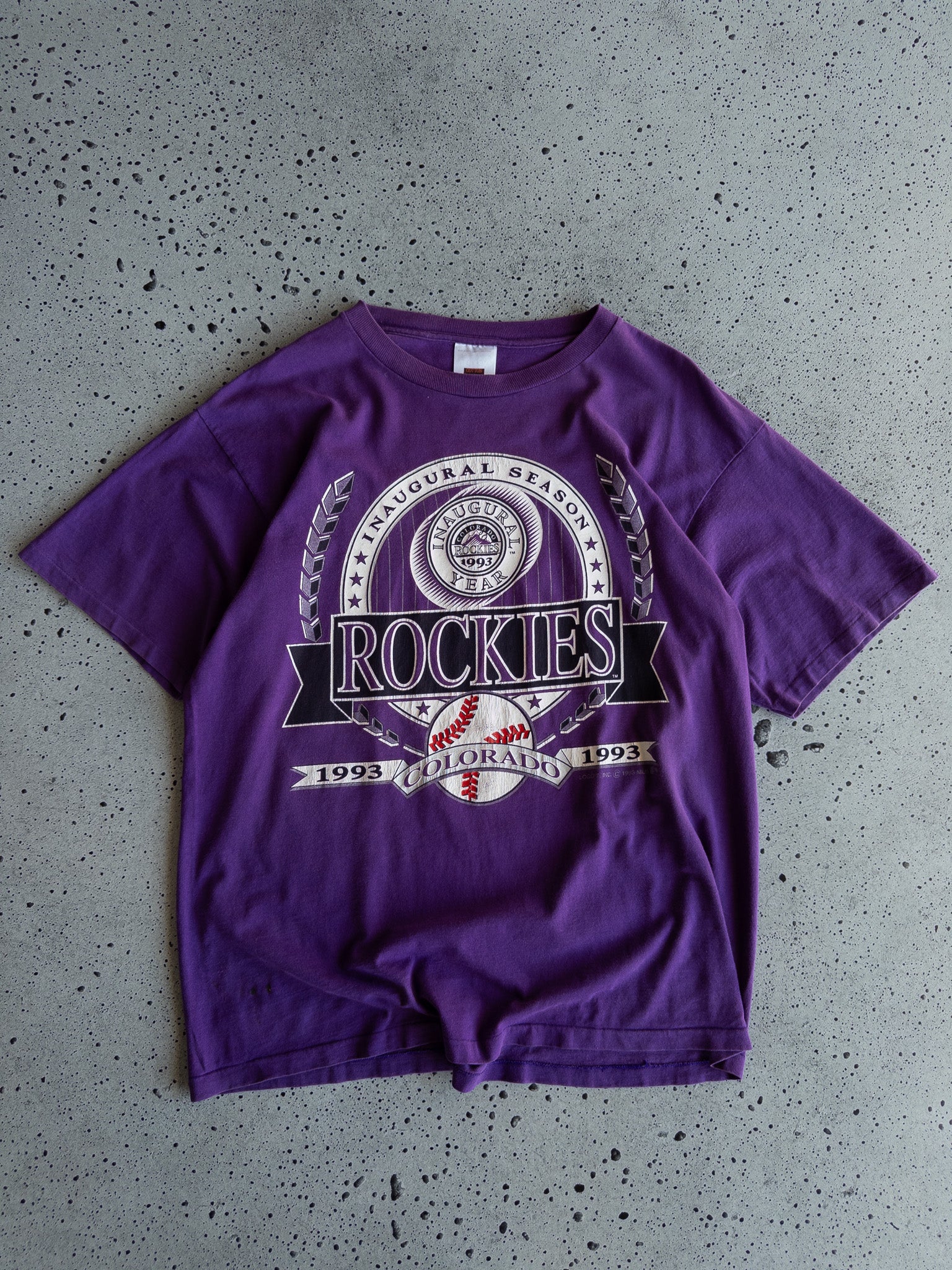 Vintage 1993 Colorado Rockies Tee (XL)