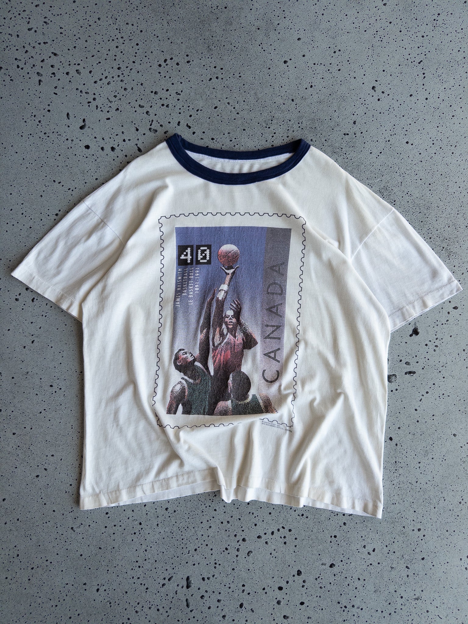 Vintage 1991 James Naismith Memorial Tee (L)