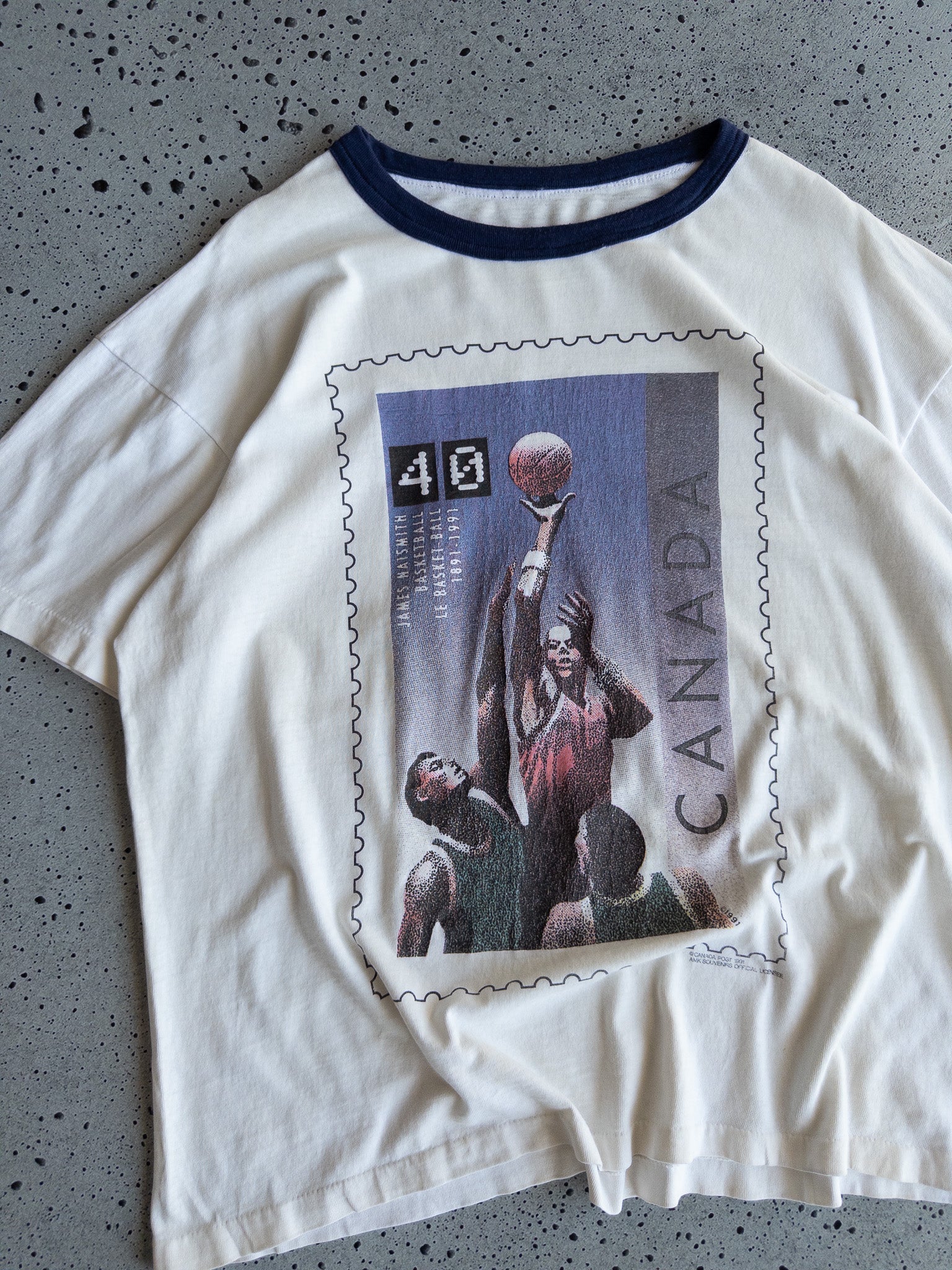 Vintage 1991 James Naismith Memorial Tee (L)