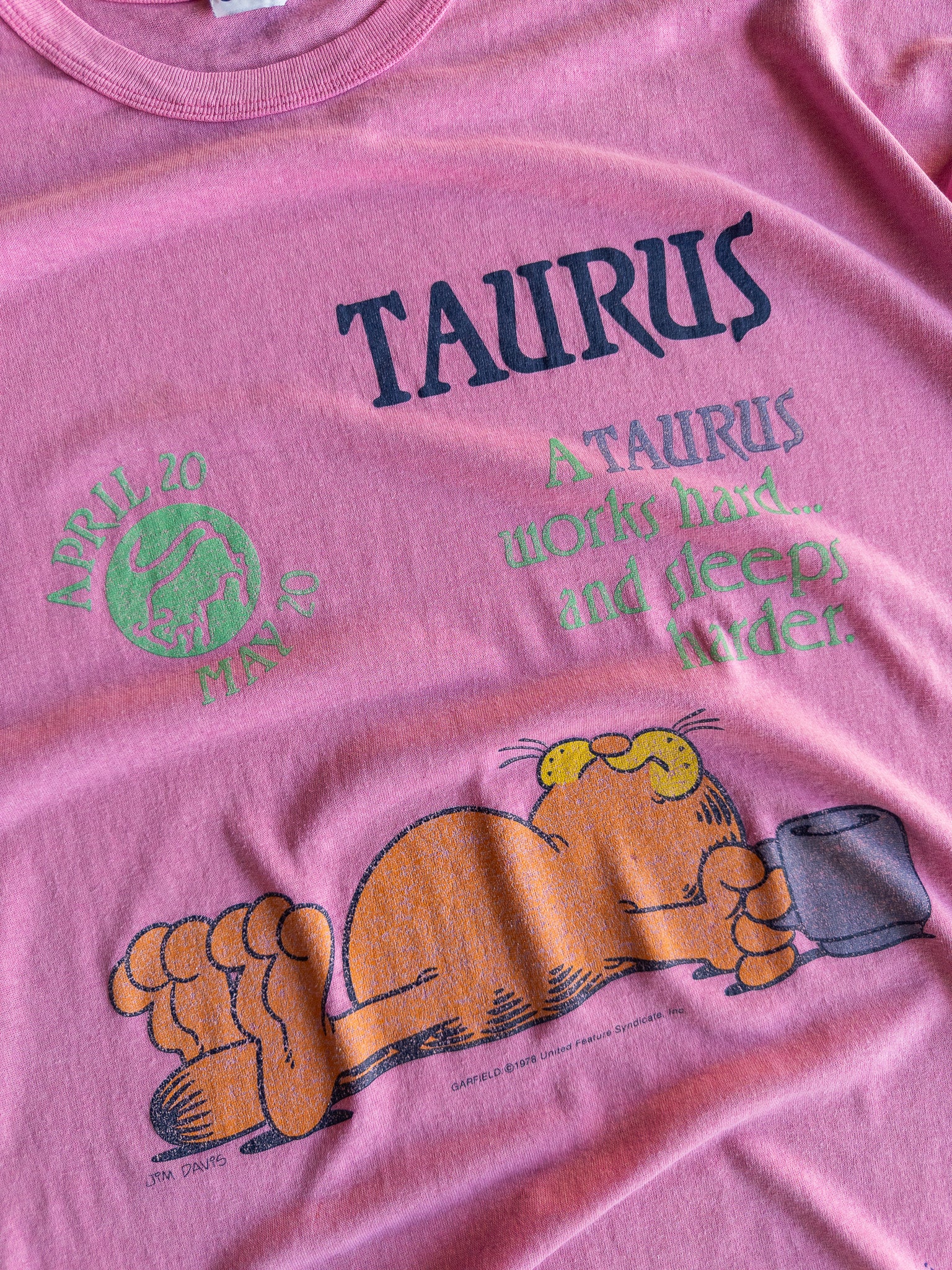 Vintage Taurus Garfield 1978 Tee (XXXL)