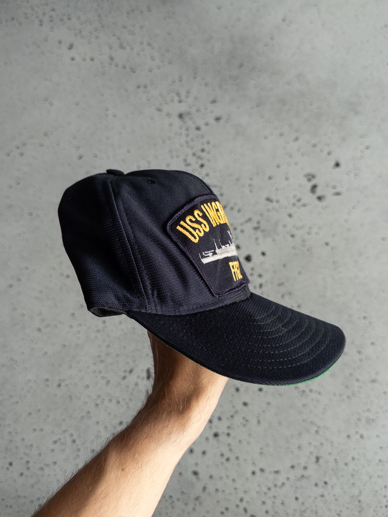 Vintage USS Ingraham Navy Snapback Hat