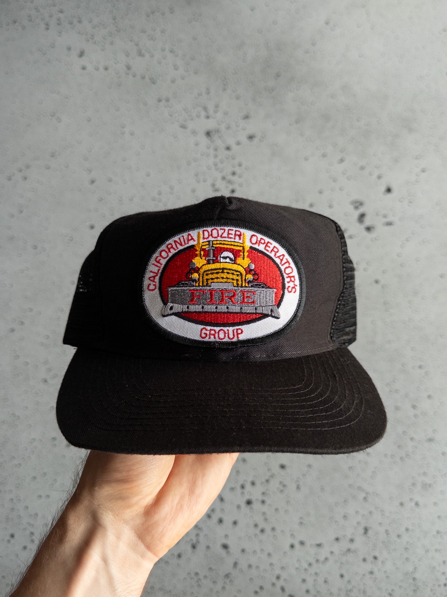 Vintage California Dozer Operator's Trucker Hat