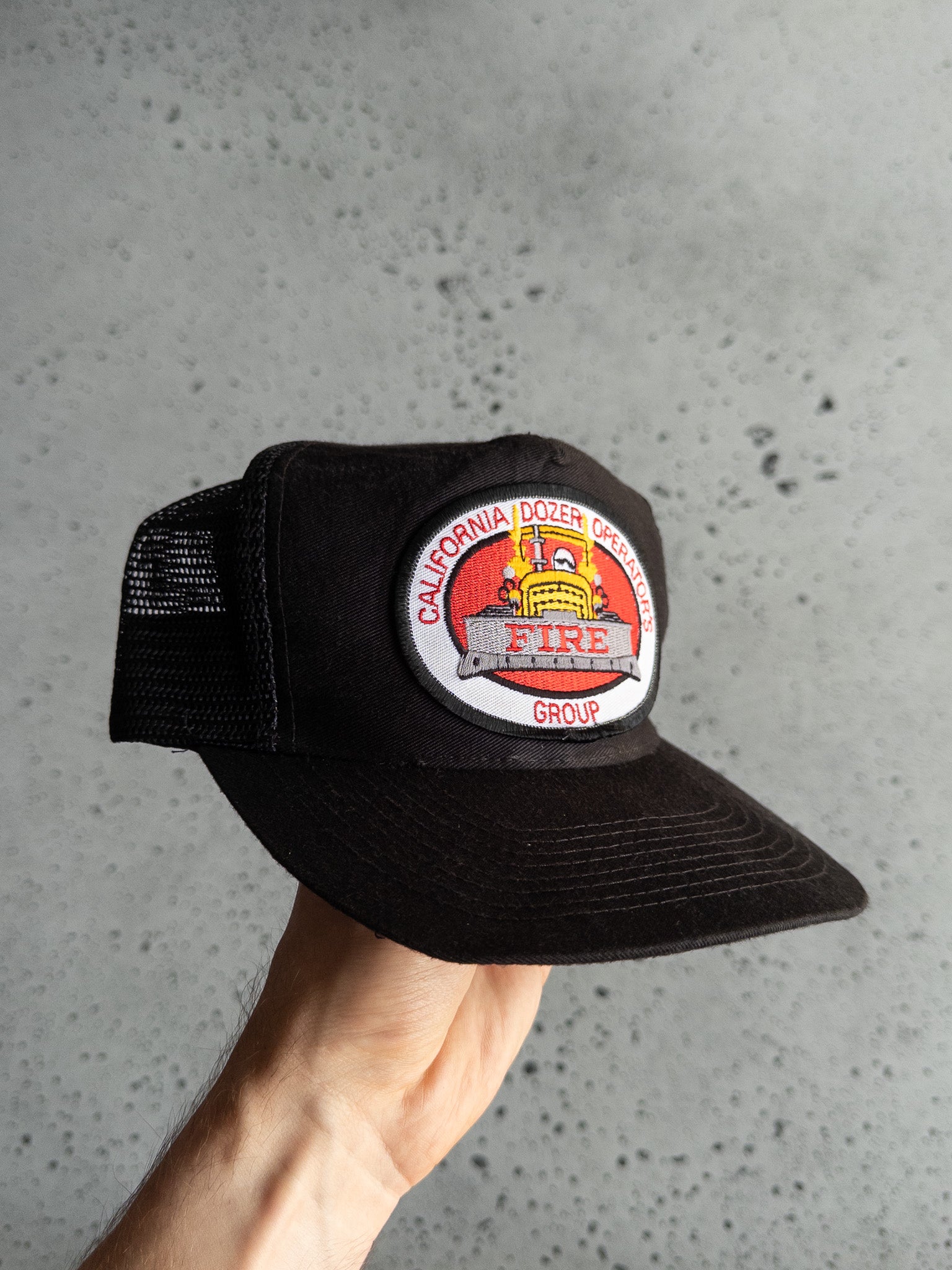 Vintage California Dozer Operator's Trucker Hat