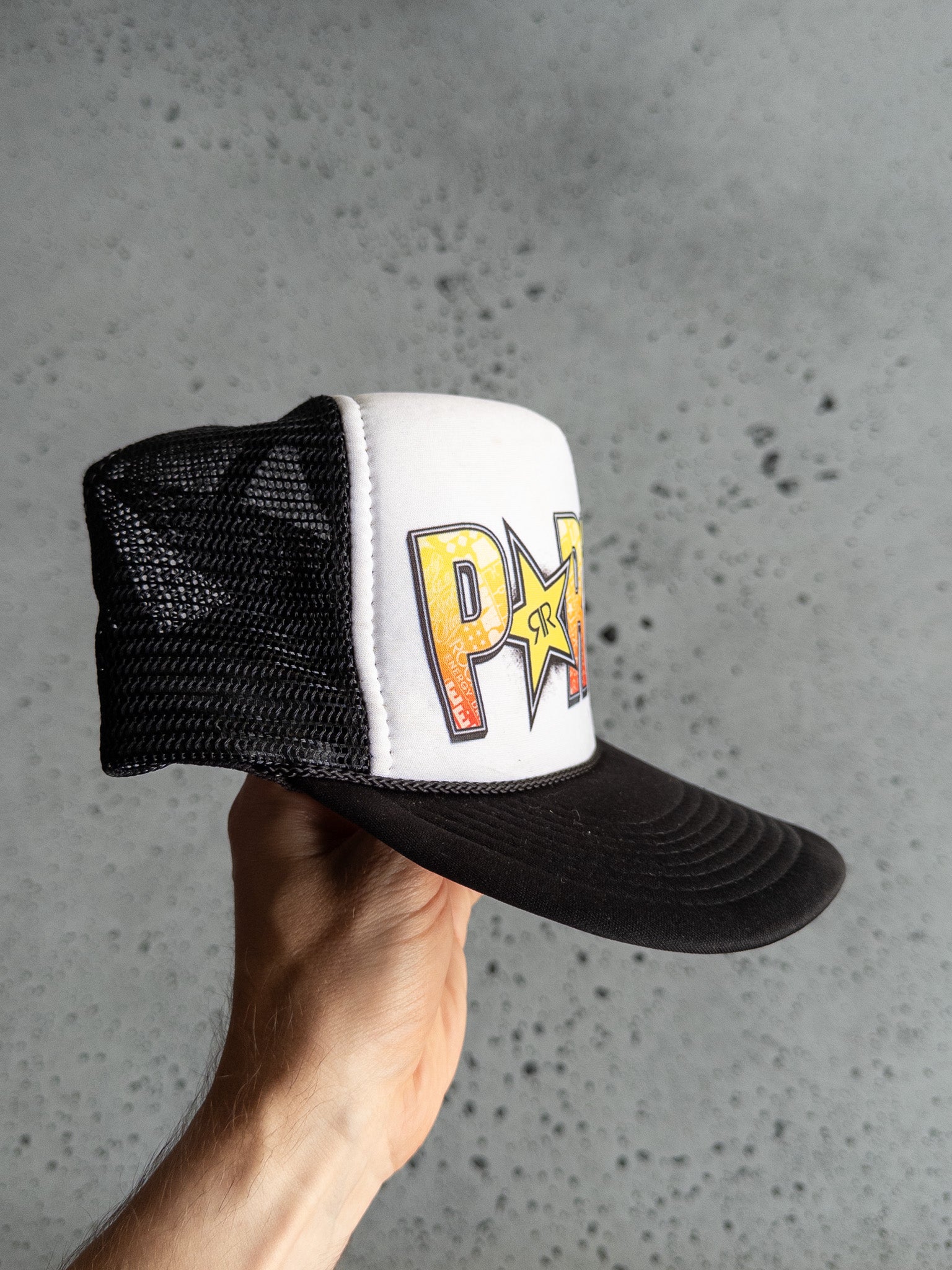 Vintage Rockstar Trucker Hat