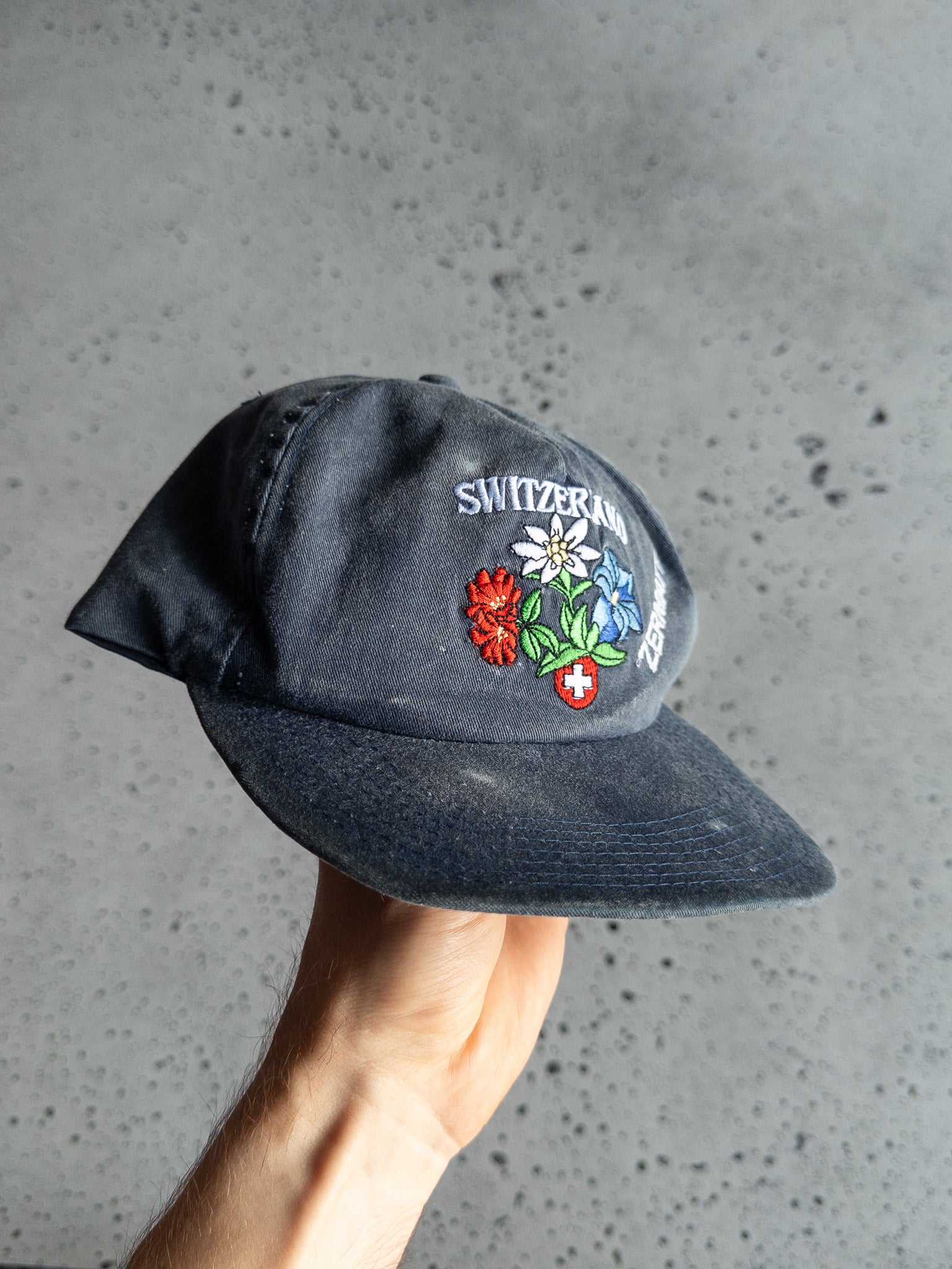 Vintage Switzerland Zermatt Snapback Hat