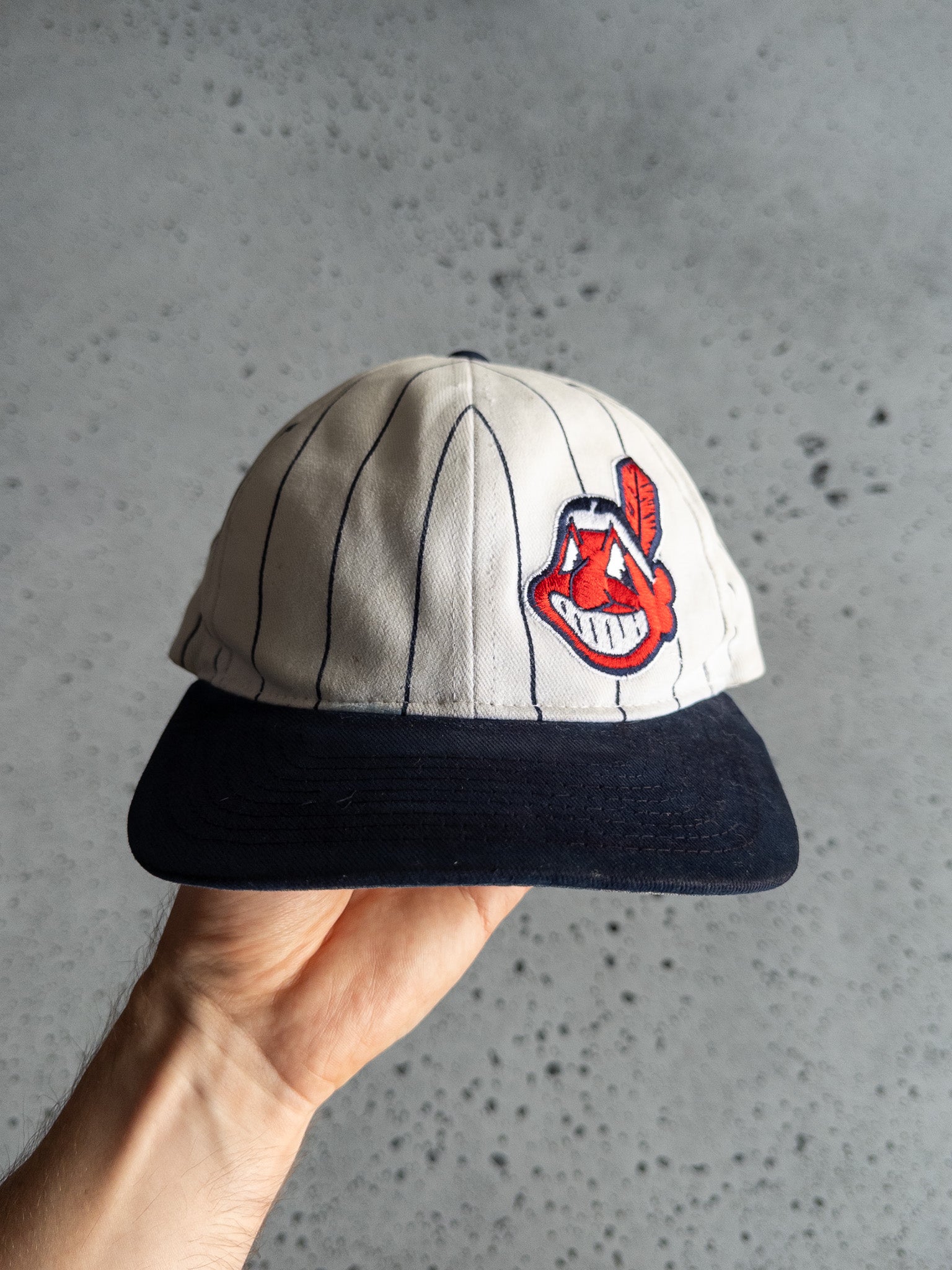 Vintage Cleveland Starter Velcro-Strapback Hat