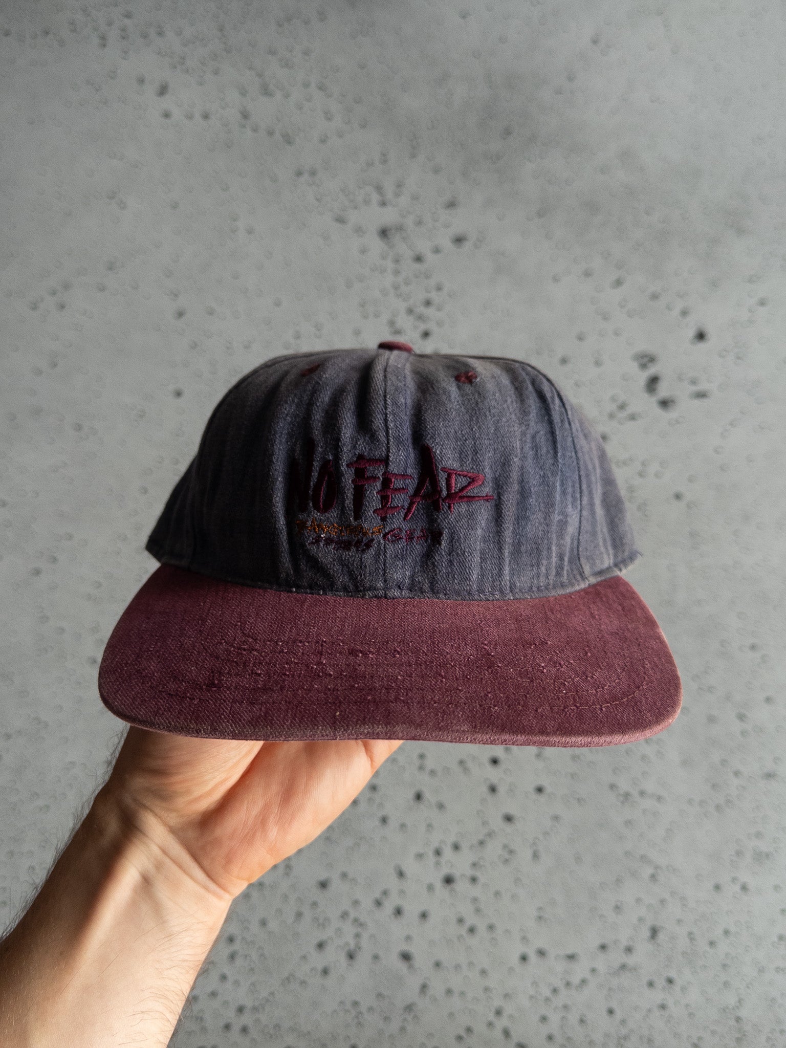 Vintage No Fear Snapback Hat