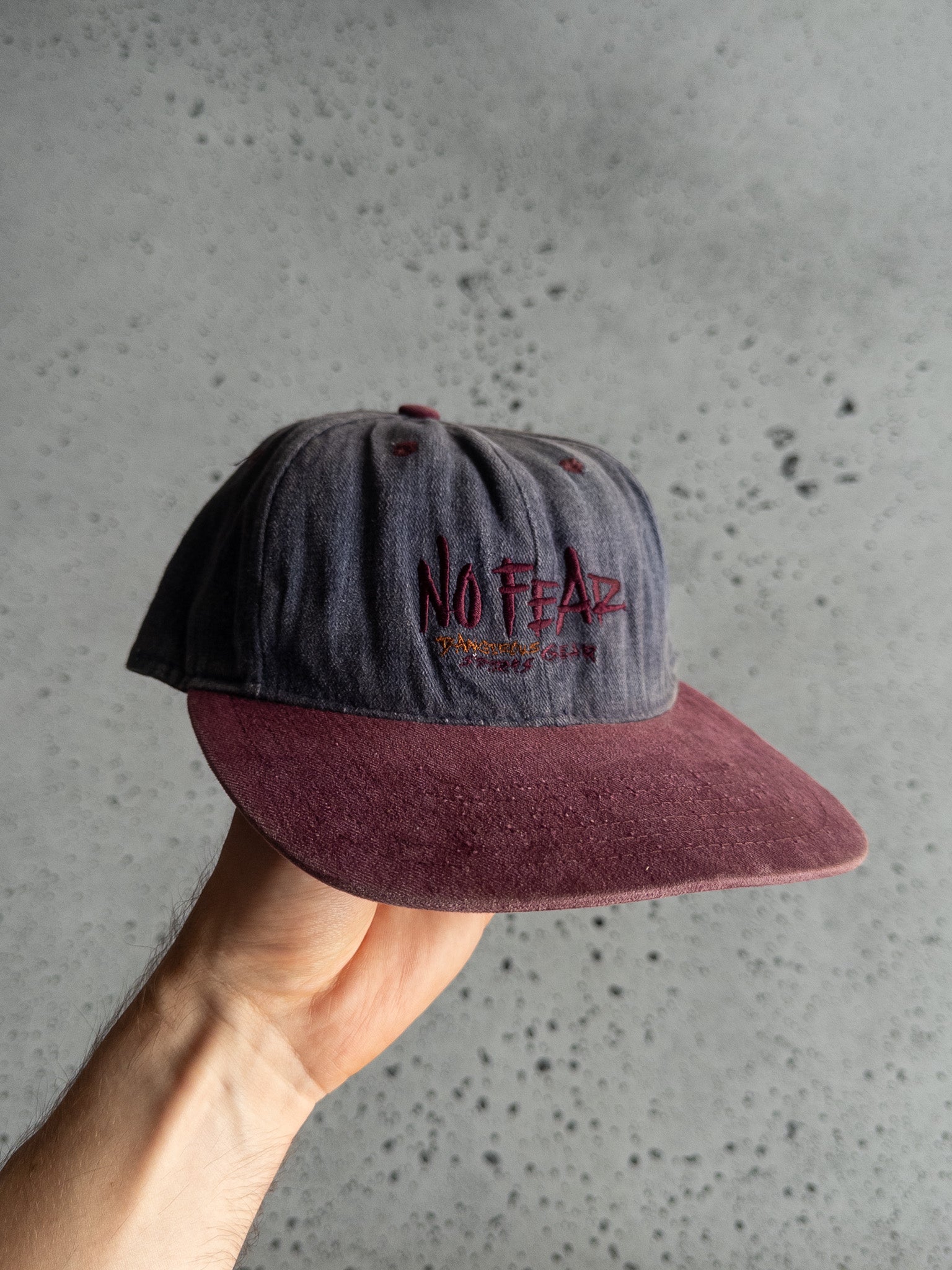 Vintage No Fear Snapback Hat