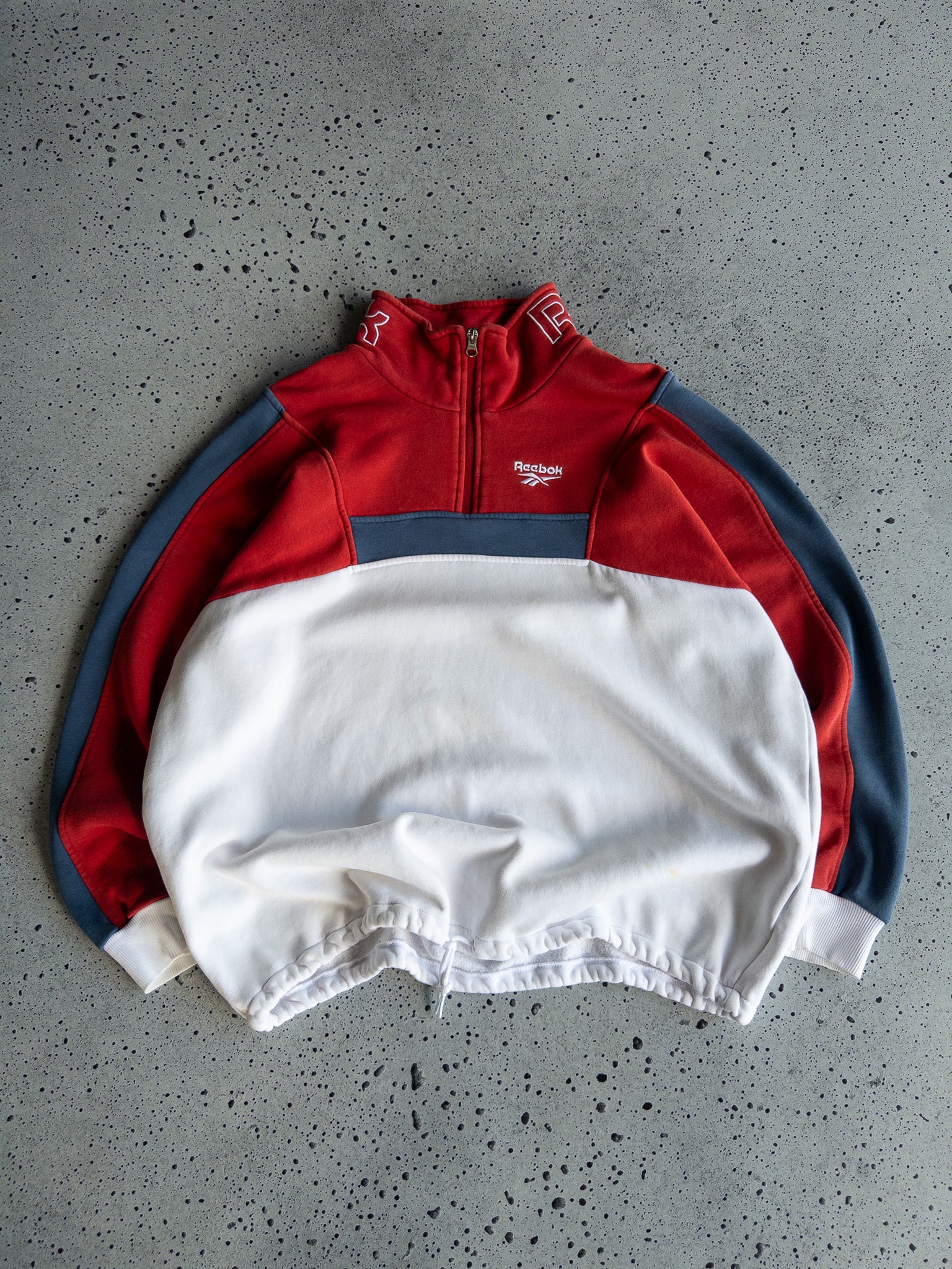 Vintage '00s Reebok Quarter Zip Sweatshirt (XL)