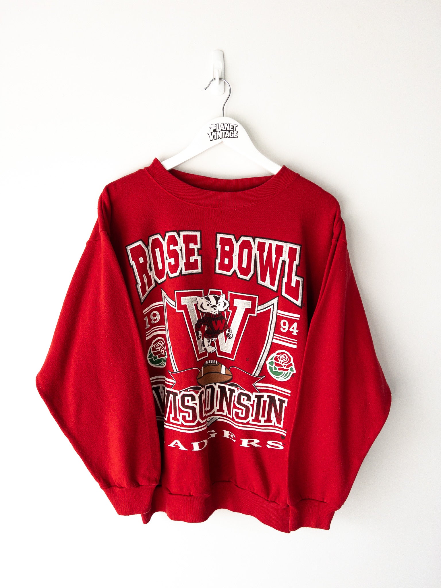 Vintage Wisconsin Badgers Rose Bowl 1994 Sweatshirt (L)