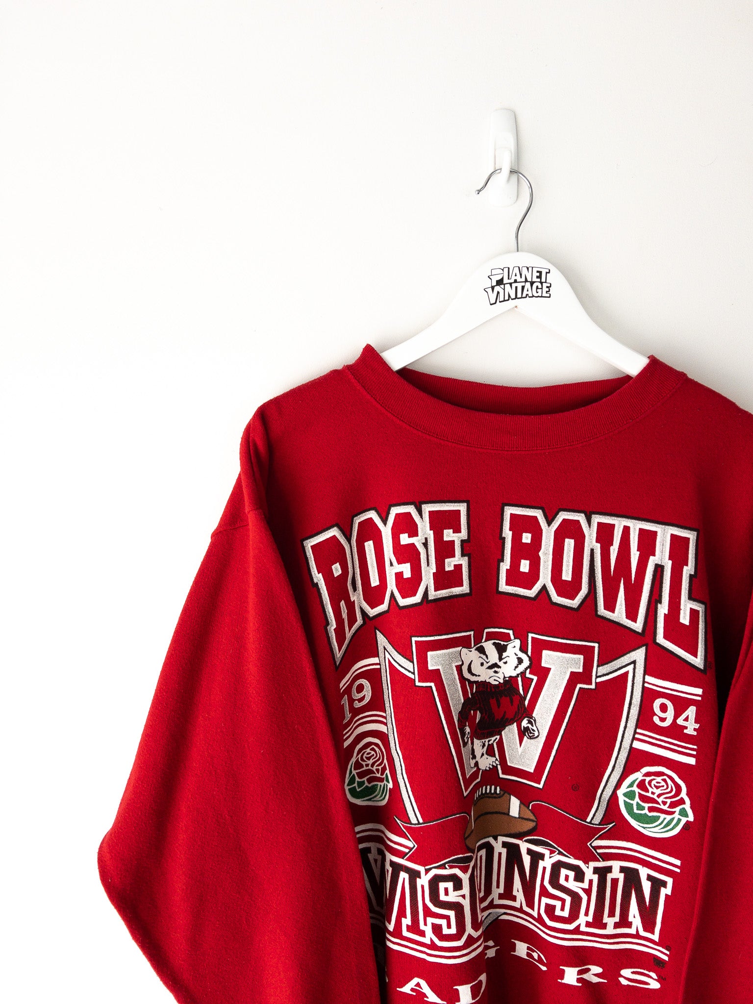 Vintage Wisconsin Badgers Rose Bowl 1994 Sweatshirt (L)