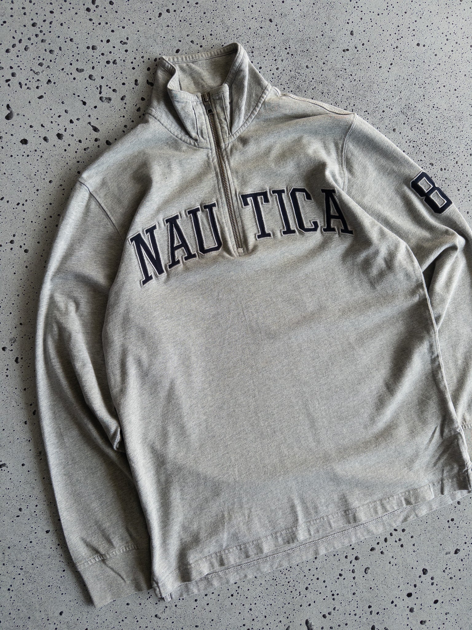 Vintage Nautica Quarter Zip Sweatshirt (S)