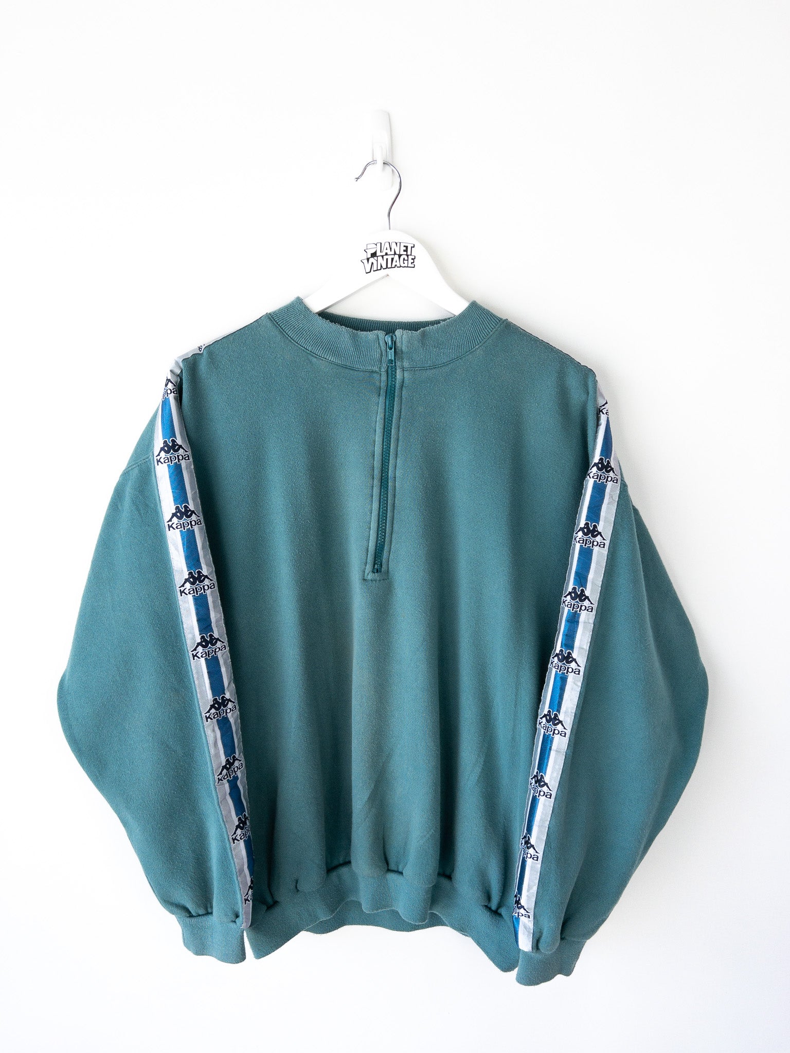 Vintage Kappa Quarter Zip Sweatshirt (L)