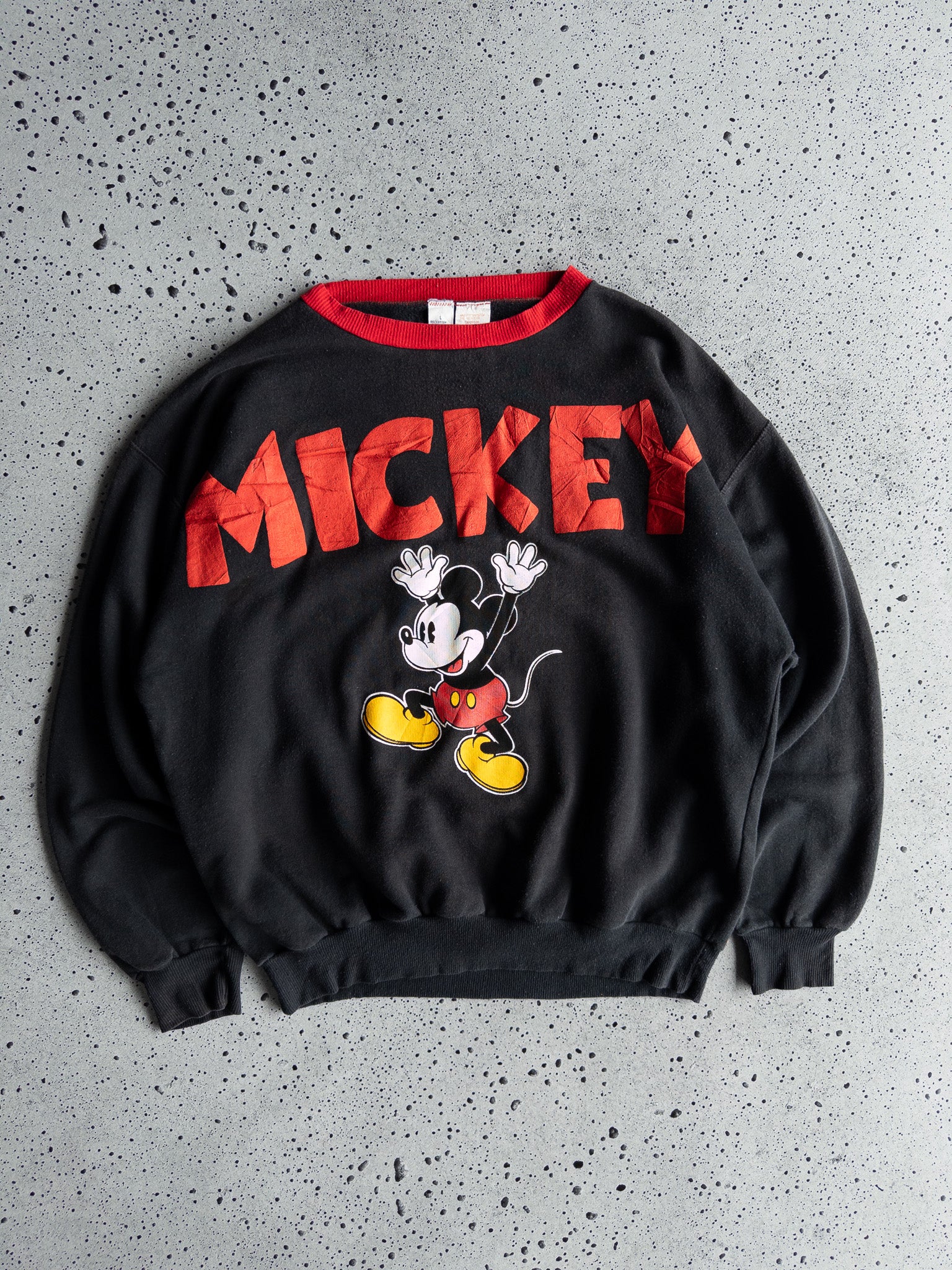 Vintage Mickey Mouse Sweatshirt (L)