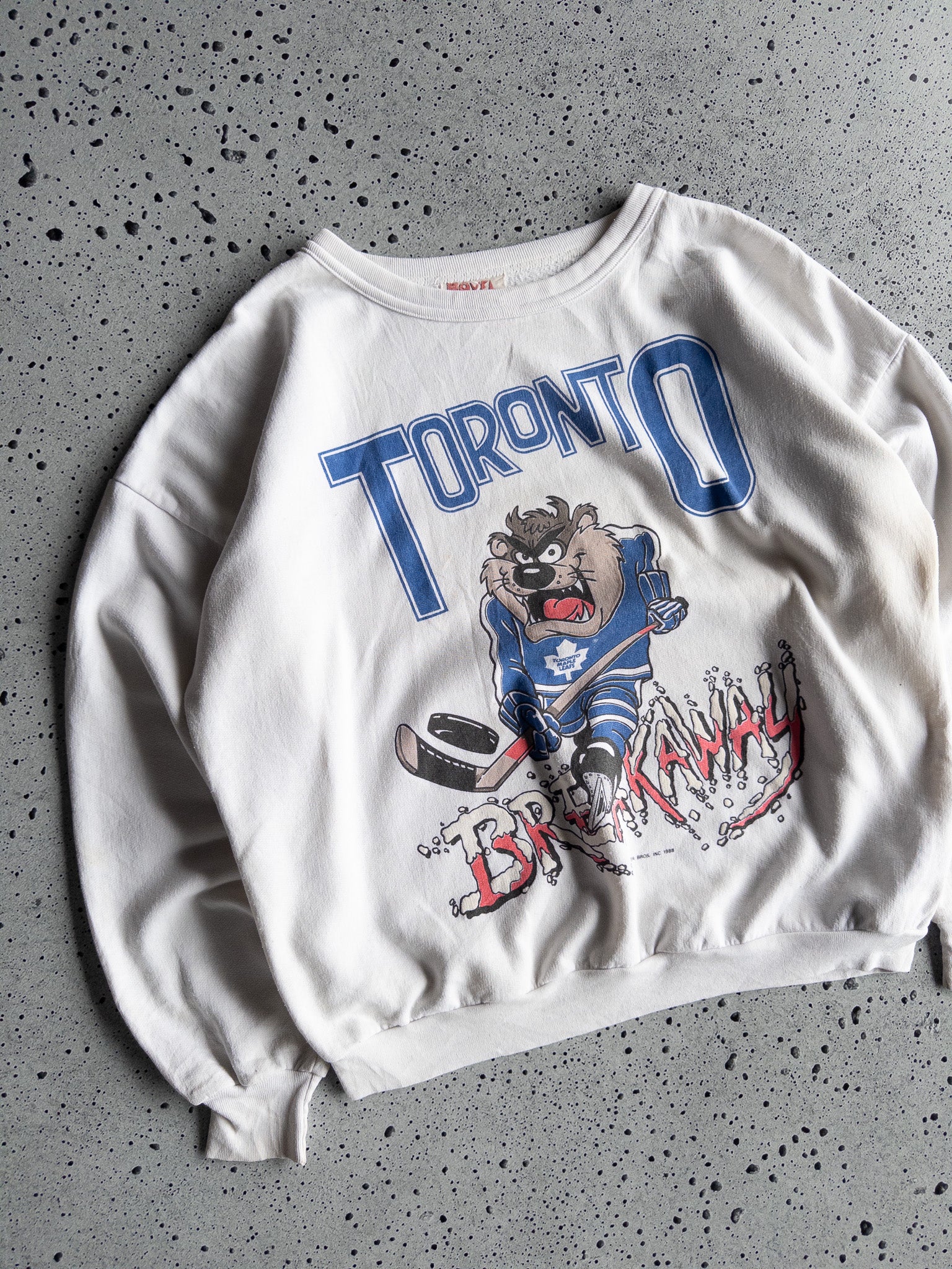 Vintage Toronto Maple Leafs Taz 1988 Sweatshirt (M)