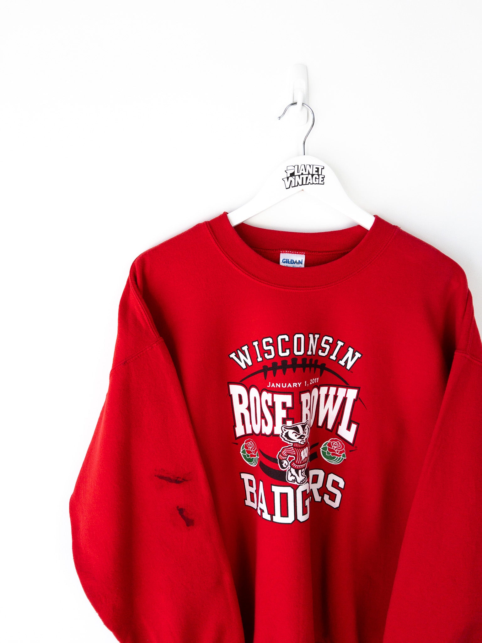 Vintage Wisconsin Badgers Rose Bowl Sweatshirt (L)