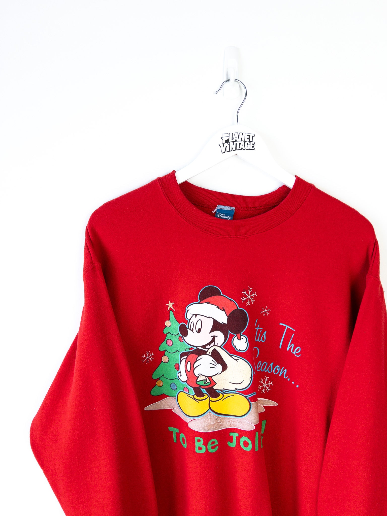 Vintage Mickey Mouse 'Tis the Season Sweatshirt (L)