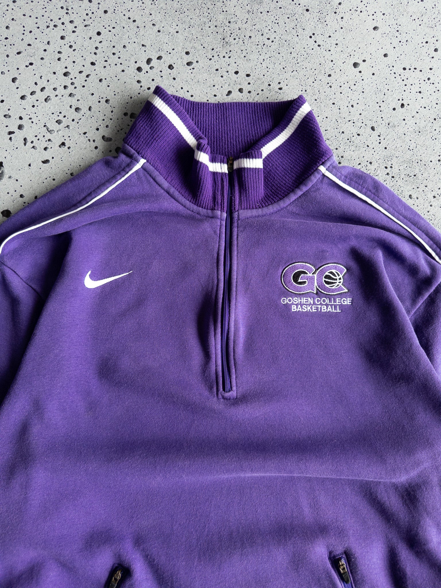 Vintage Goshen College Nike Quarter Zip Sweatshirt (L)