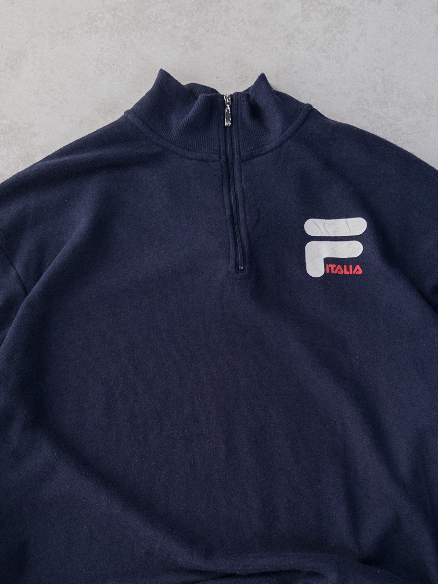Vintage Fila Quarter Zip Sweatshirt (2XL)