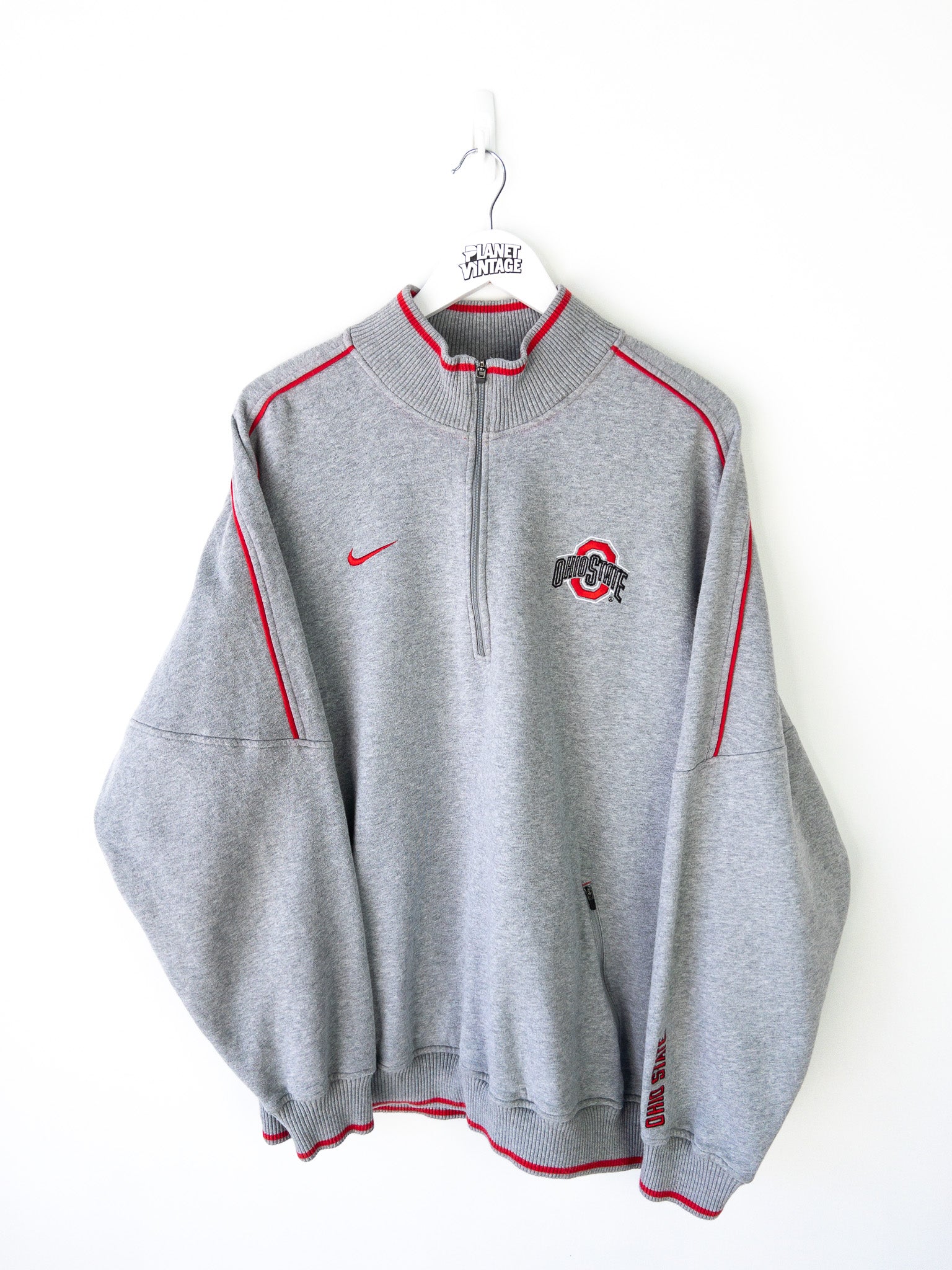 Vintage Ohio State Nike Quarter Zip Sweatshirt (XL)