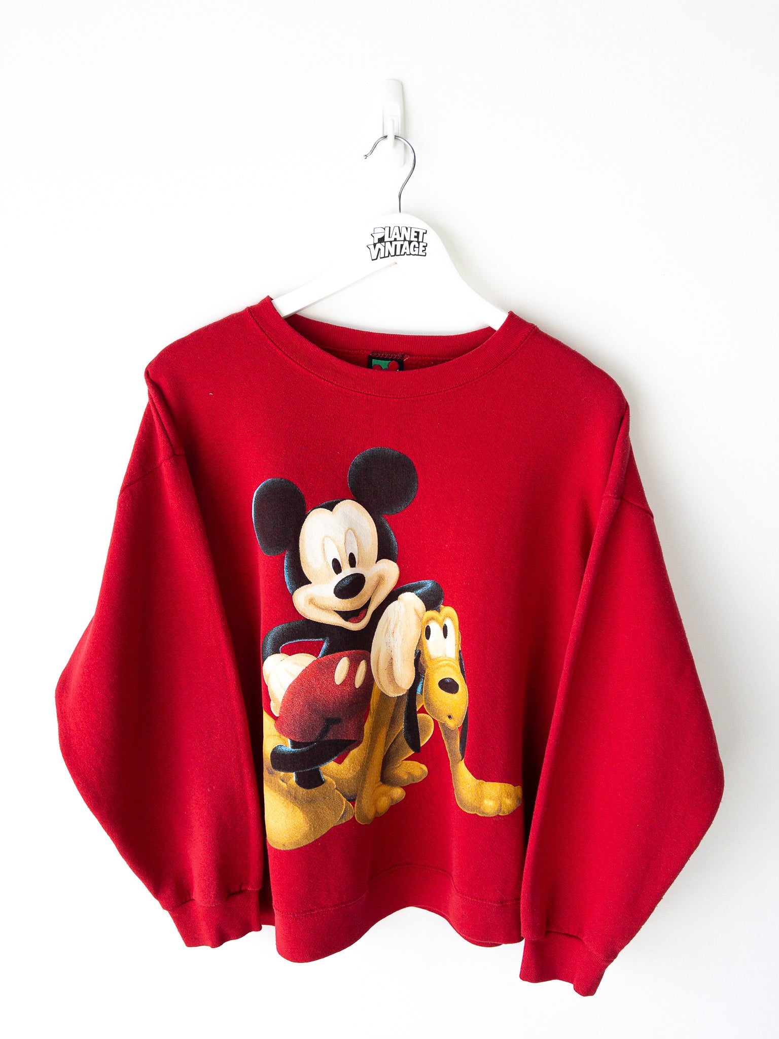 Vintage Mickey & Pluto Sweatshirt (M)