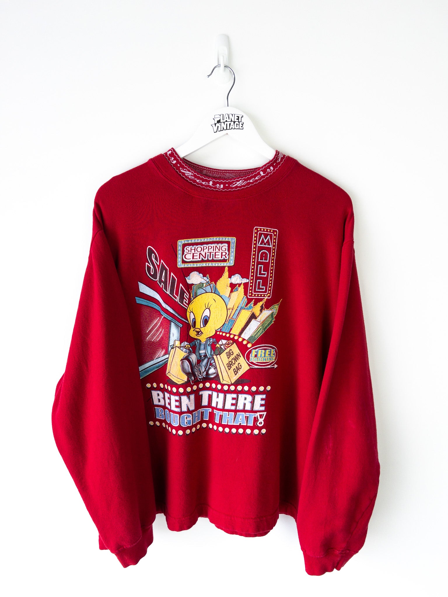Vintage Tweety 'Been There Bought That!' Sweatshirt (L)
