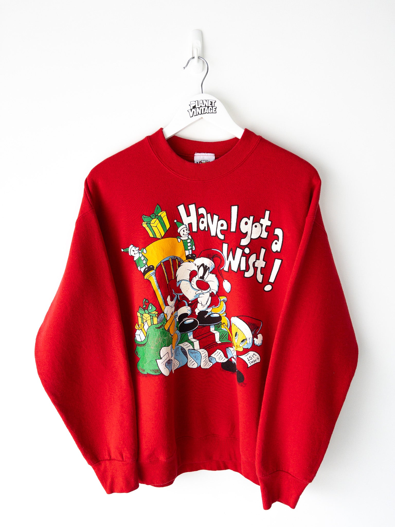 Vintage Sylvester & Tweety 'Have I Got A Wist!' 1995 Sweatshirt (L)
