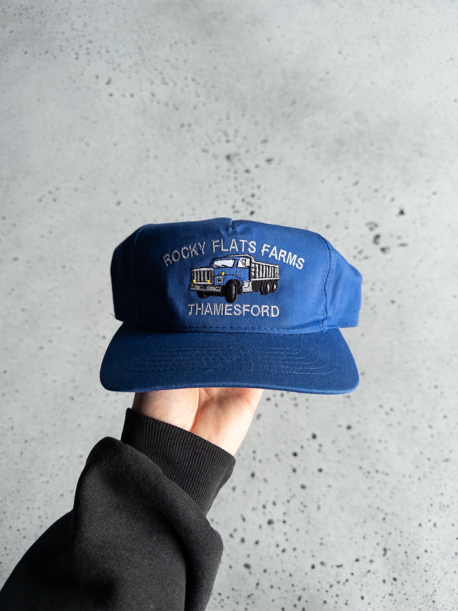 Vintage Rocky Flats Farms Snapback Hat