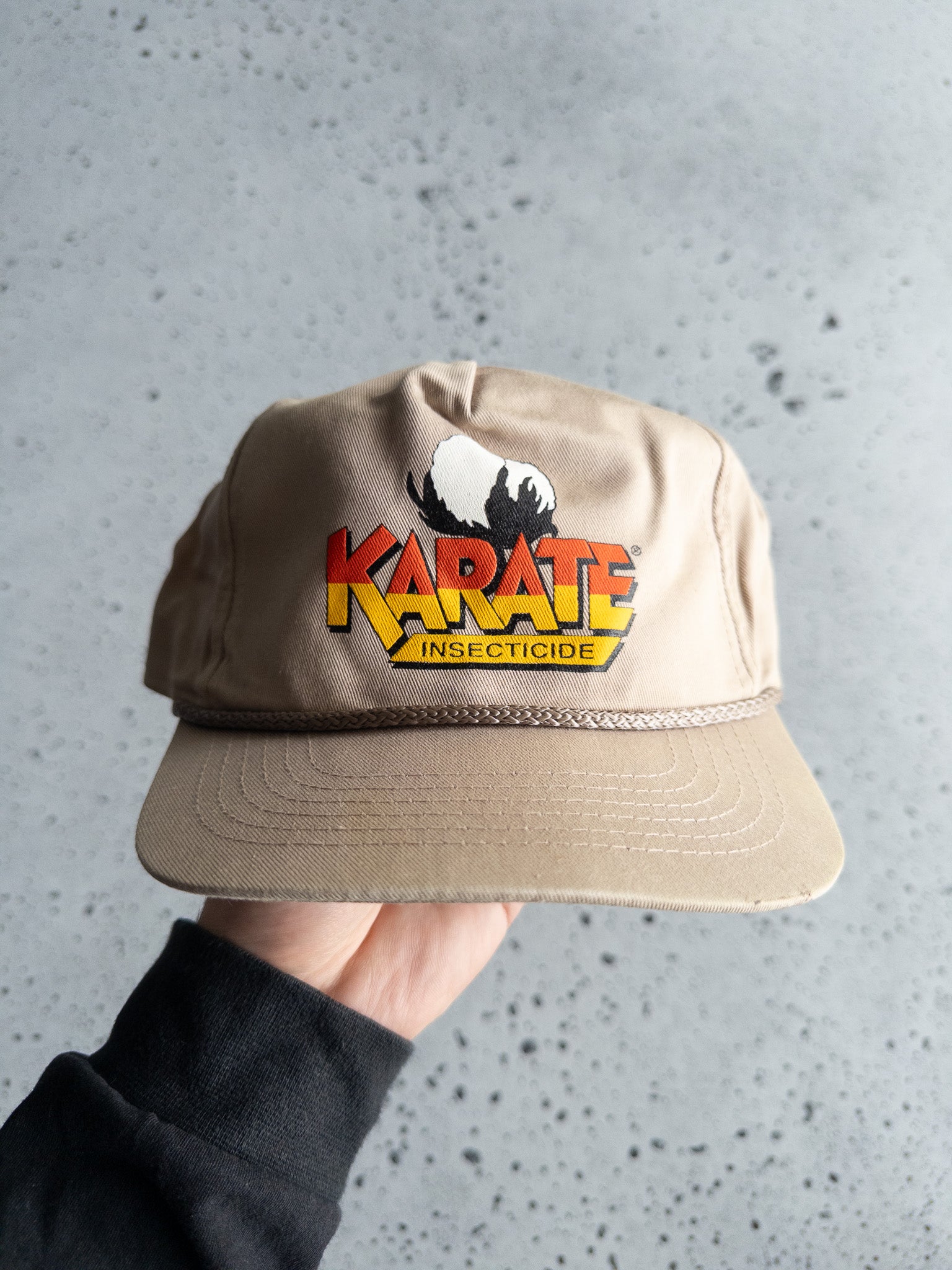 Vintage Karate Insecticide Rope Hat