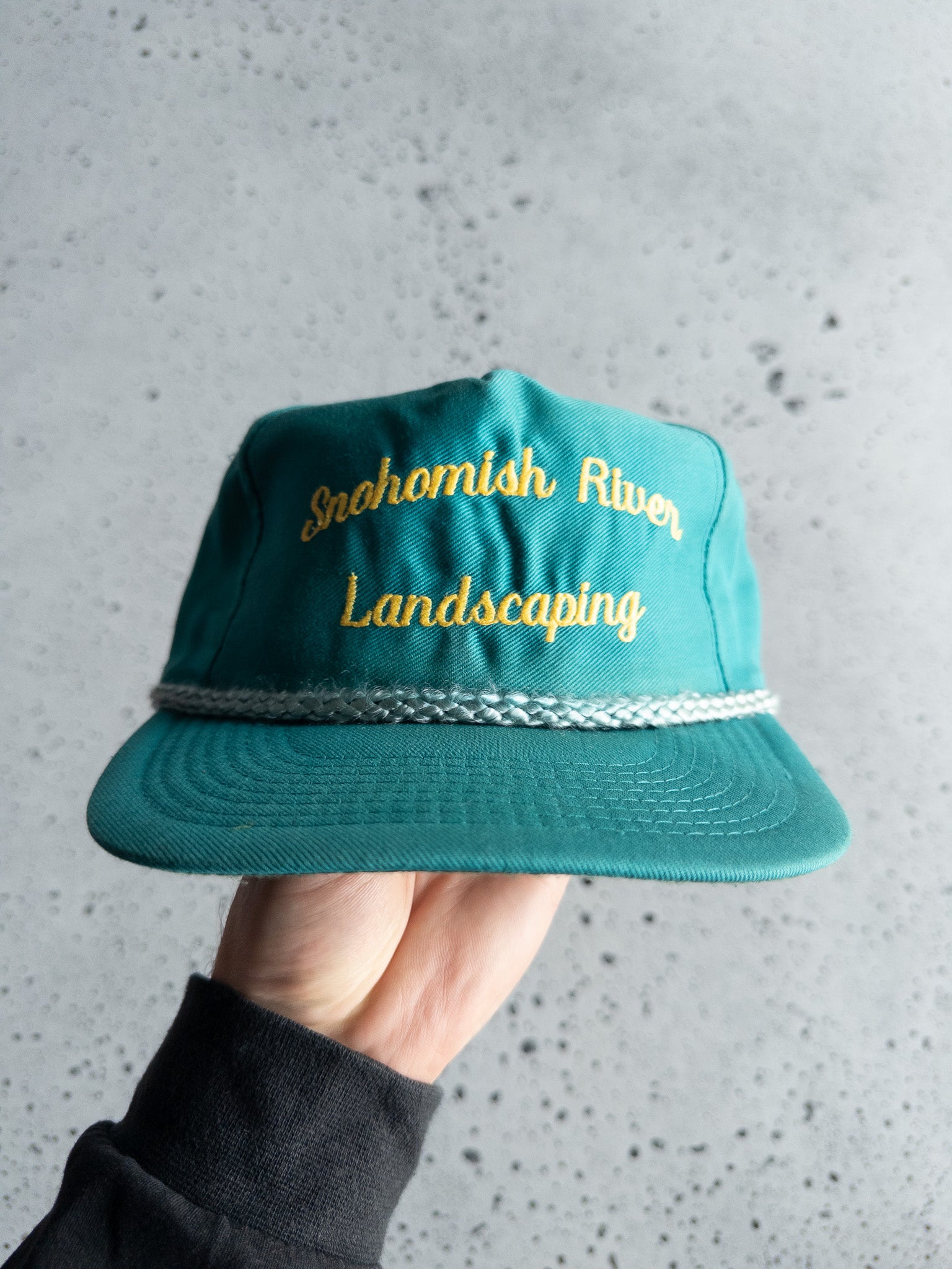 Vintage Snohomish River Landscaping Rope Hat