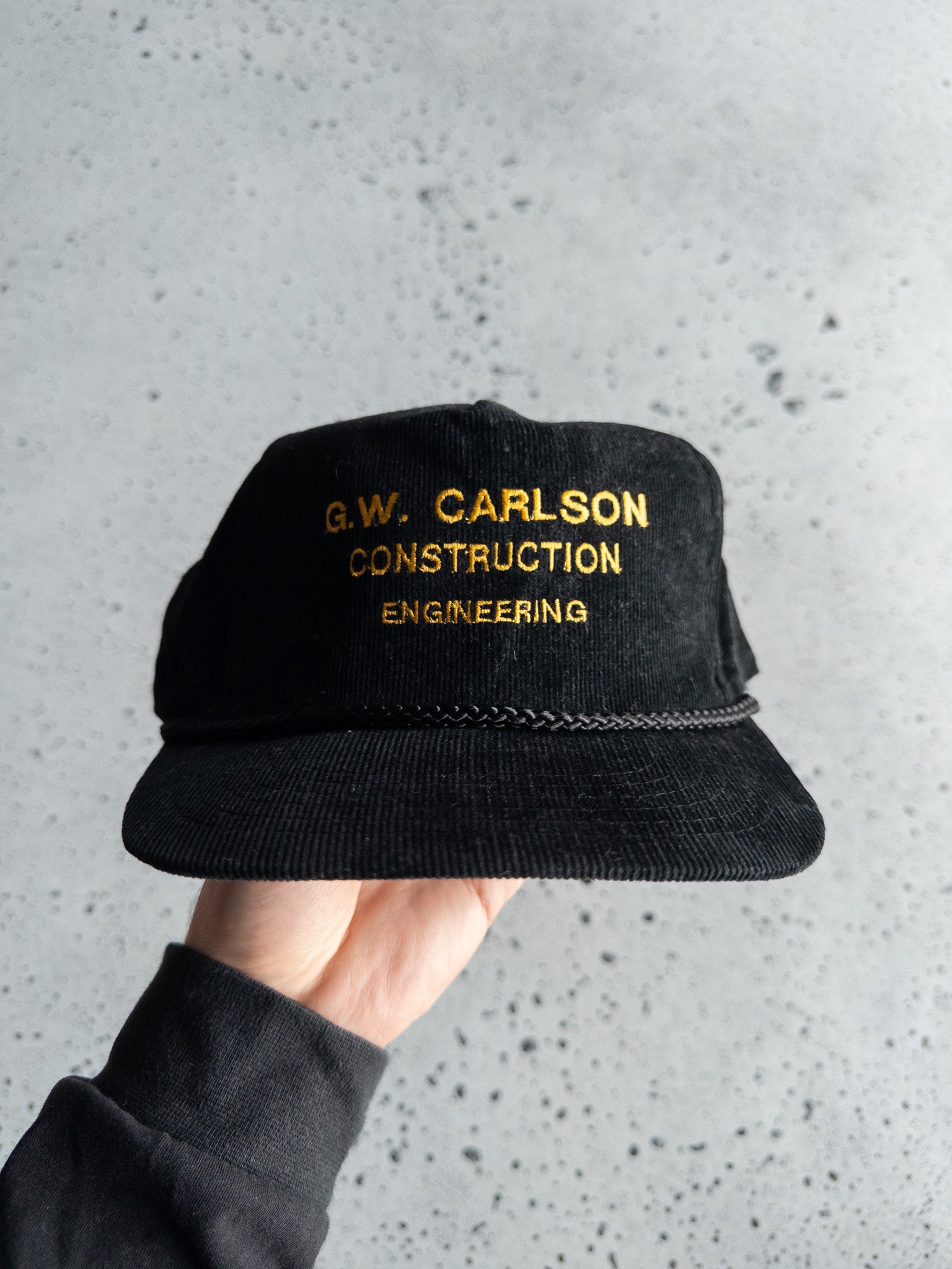 Vintage G.W. Carlson Construction Rope Hat